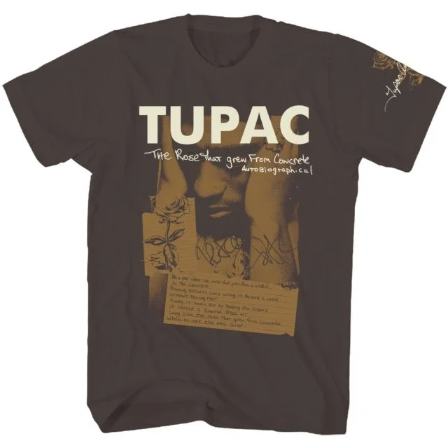 Tupac - Brown Poetry  FSL T-Shirt