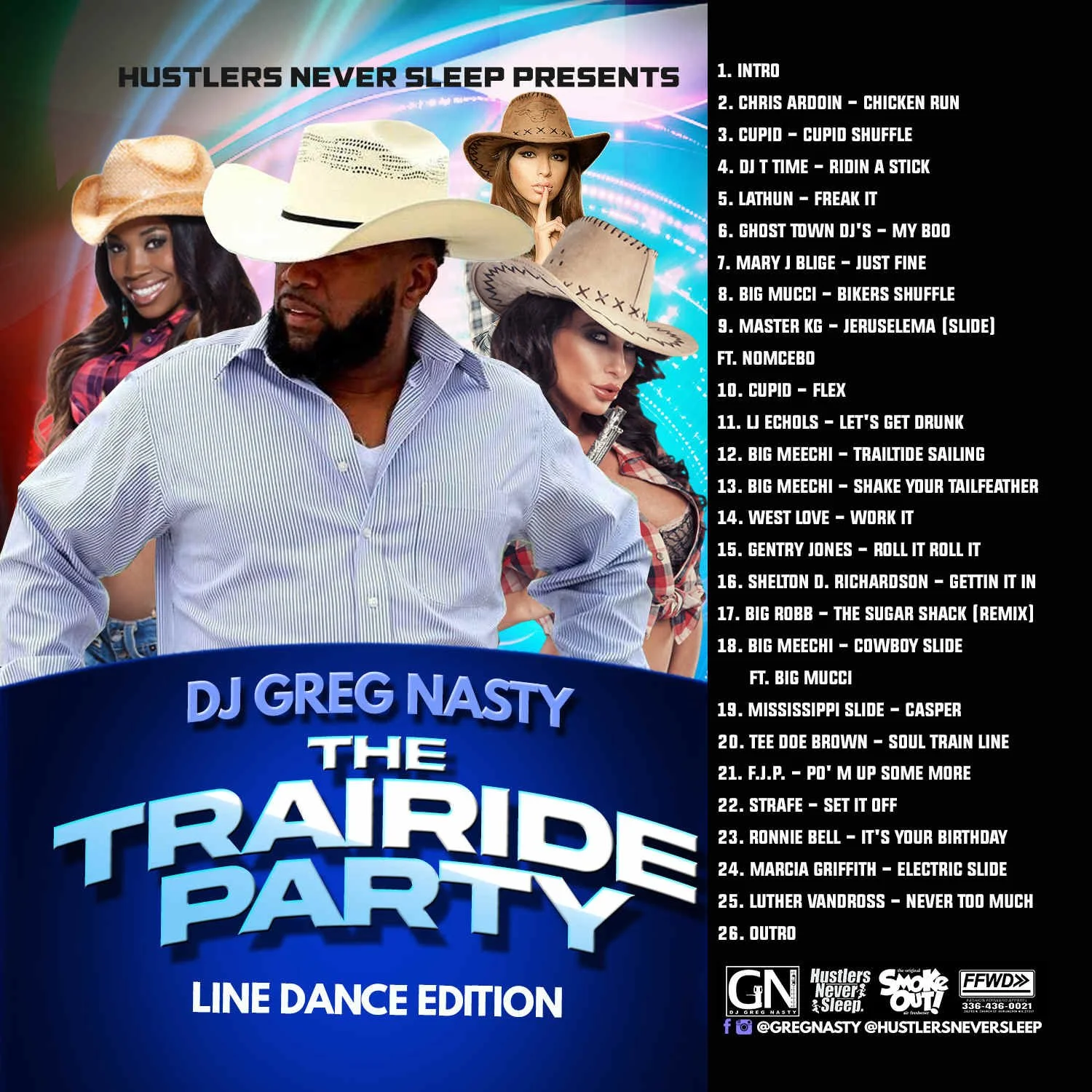 DJ Greg Nasty - The Trail Ride (Line Dance Edition)
