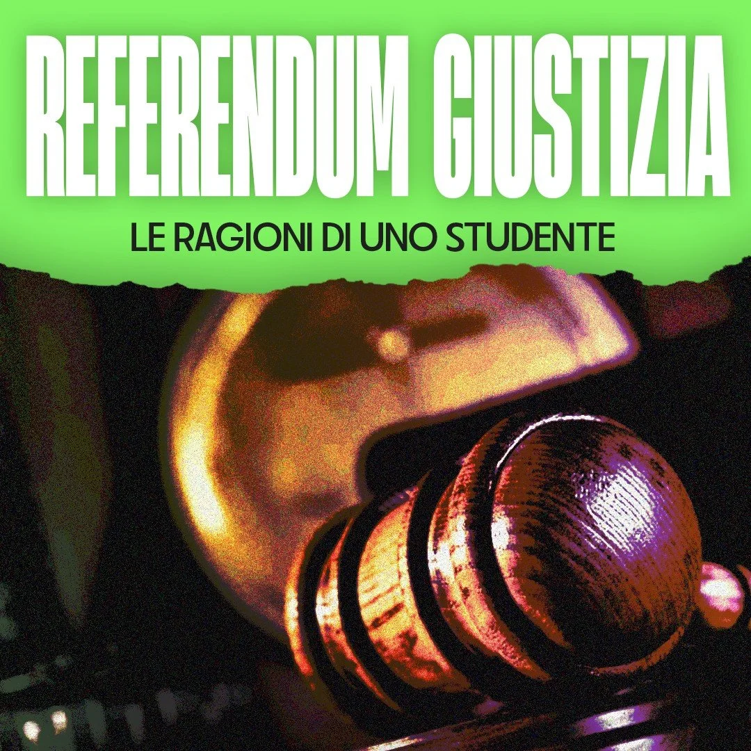 Referendum giustizia: le ragioni di uno studente