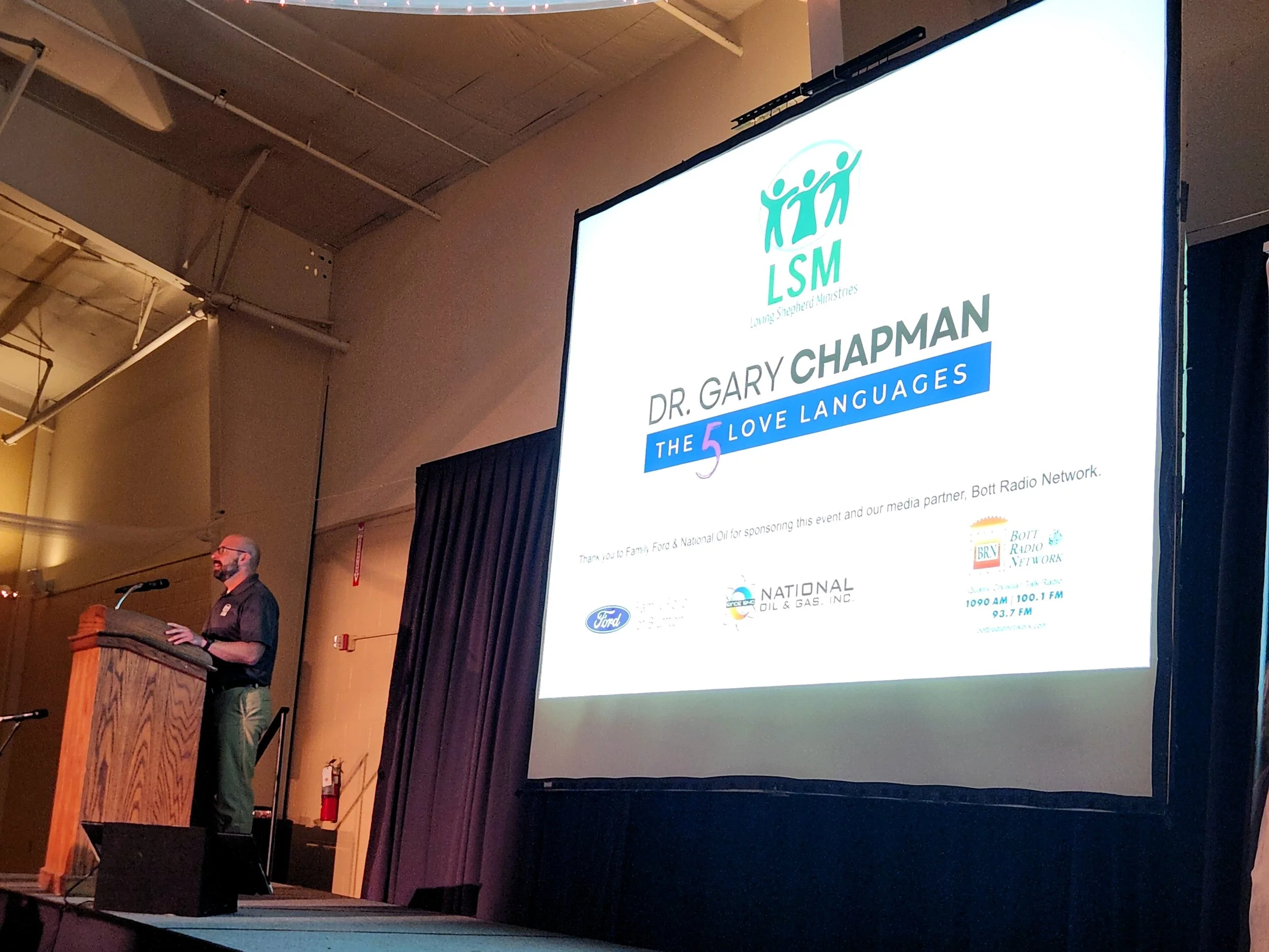 Dr. Gary Chapman (author of the 5 Love Languages) Speaking Event