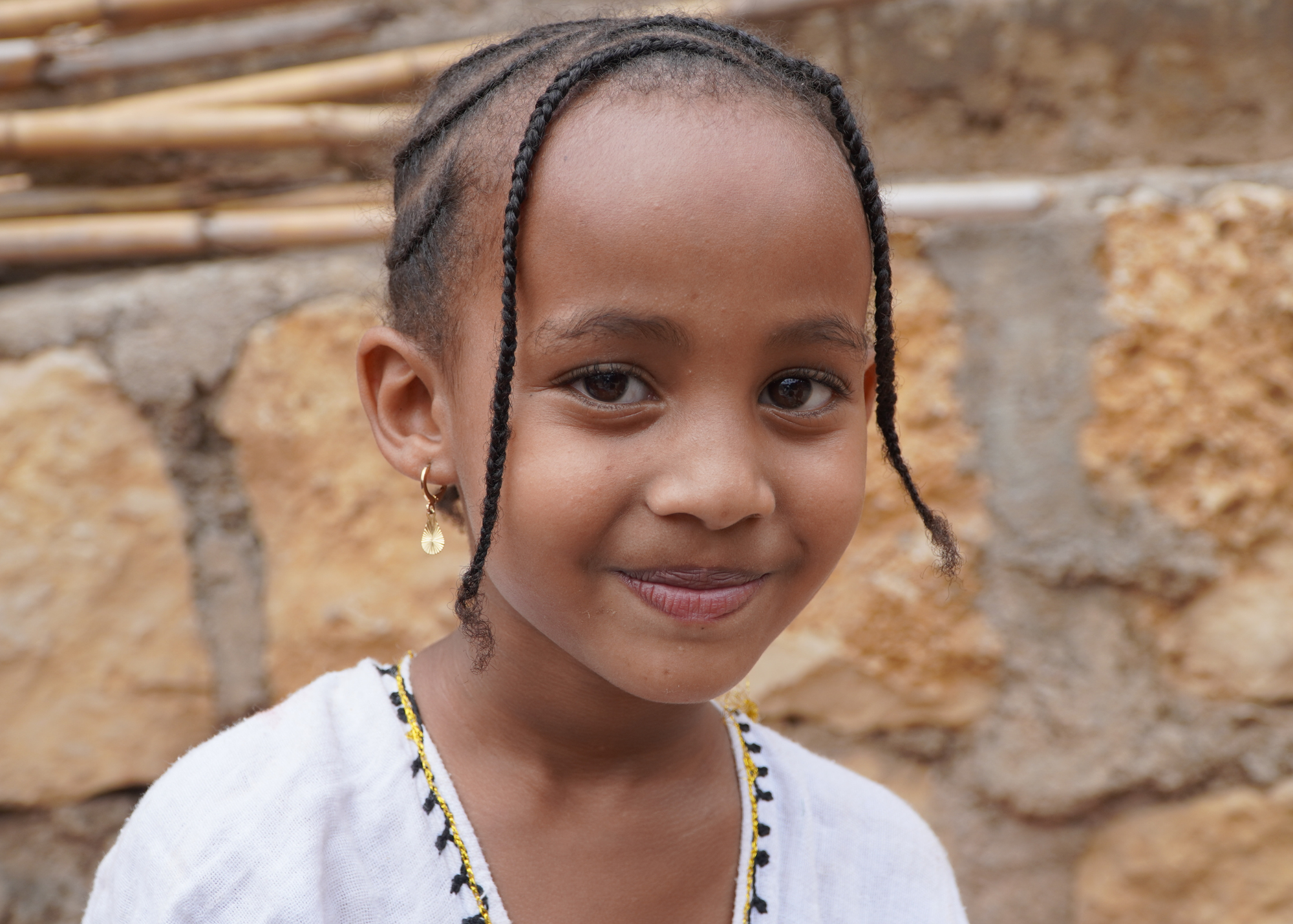 Little girl smiling