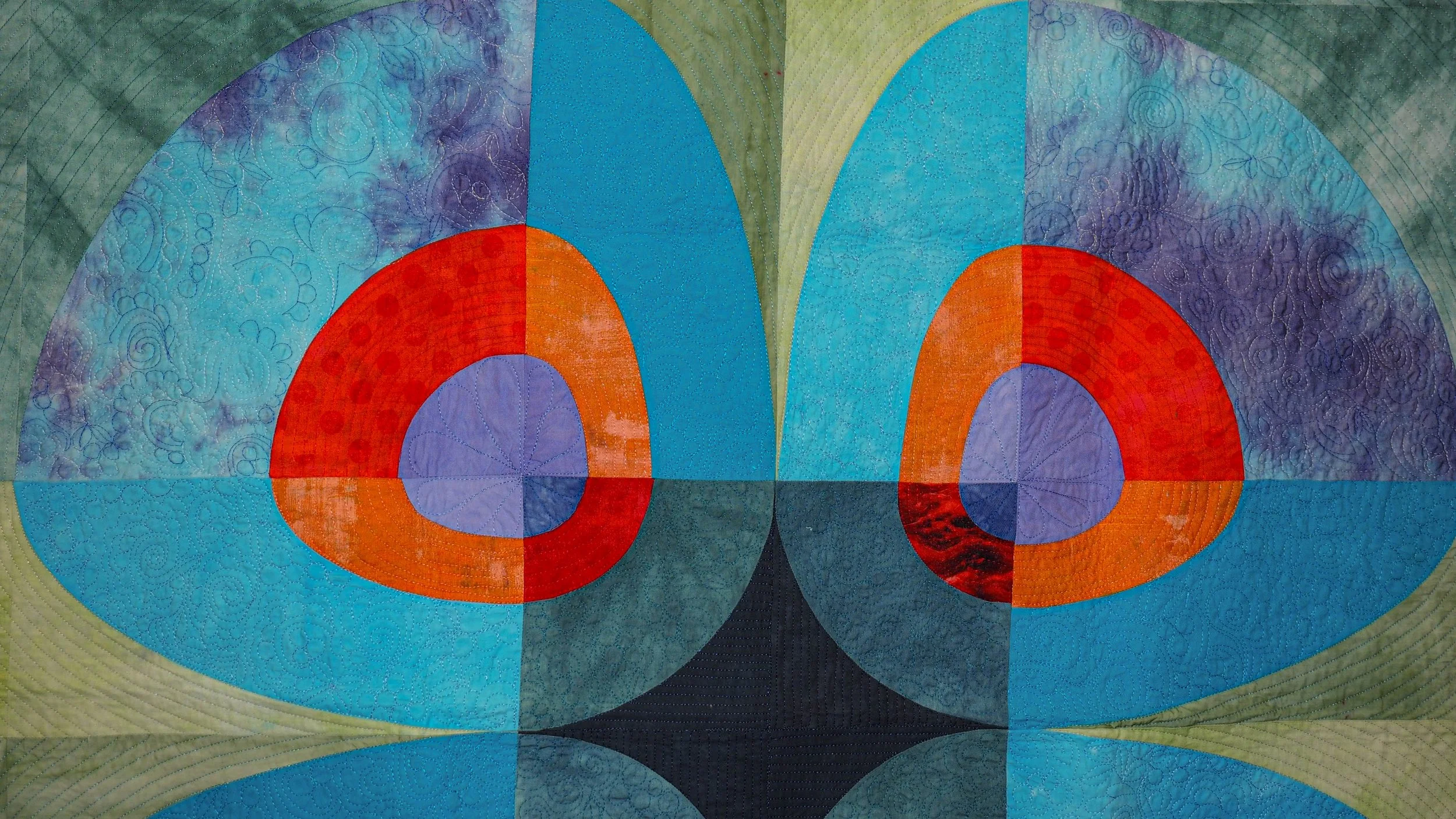 Dettaglio di un quilt di Chiara C.,  disegnato da Jenny Haynes