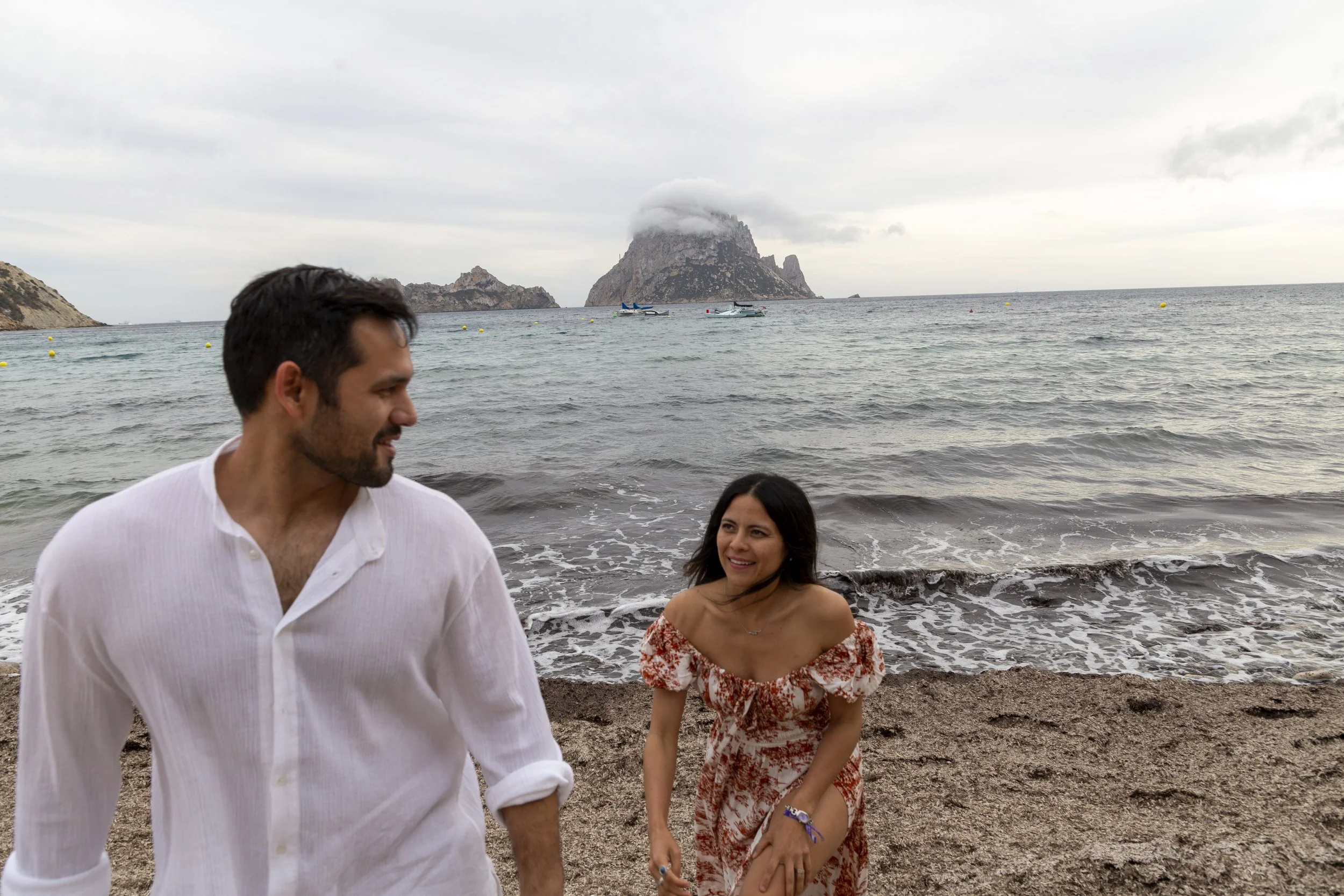 sesion de fotos editorial en pareja en Ibiza