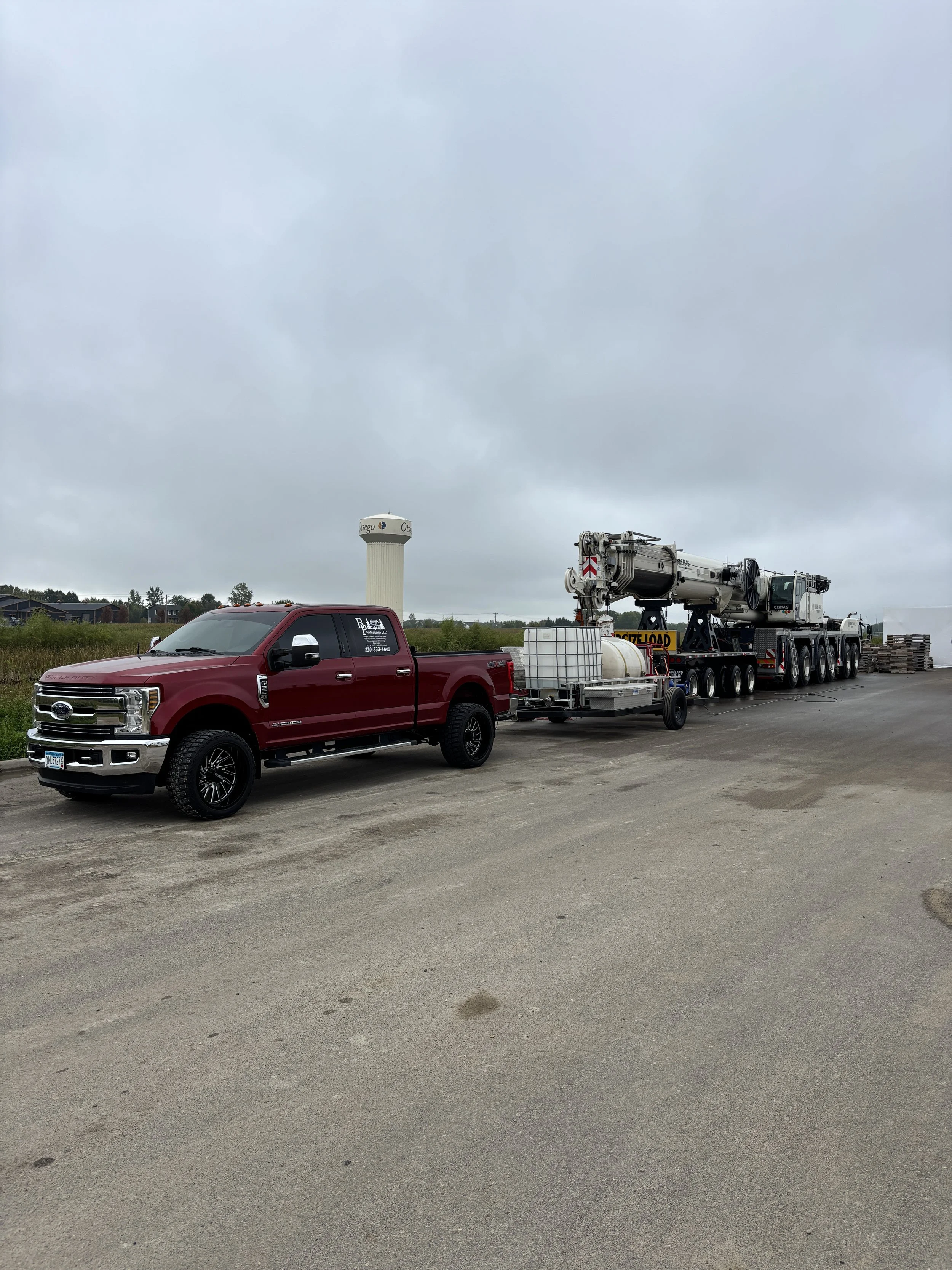 Heavy equipment washing/HR rate