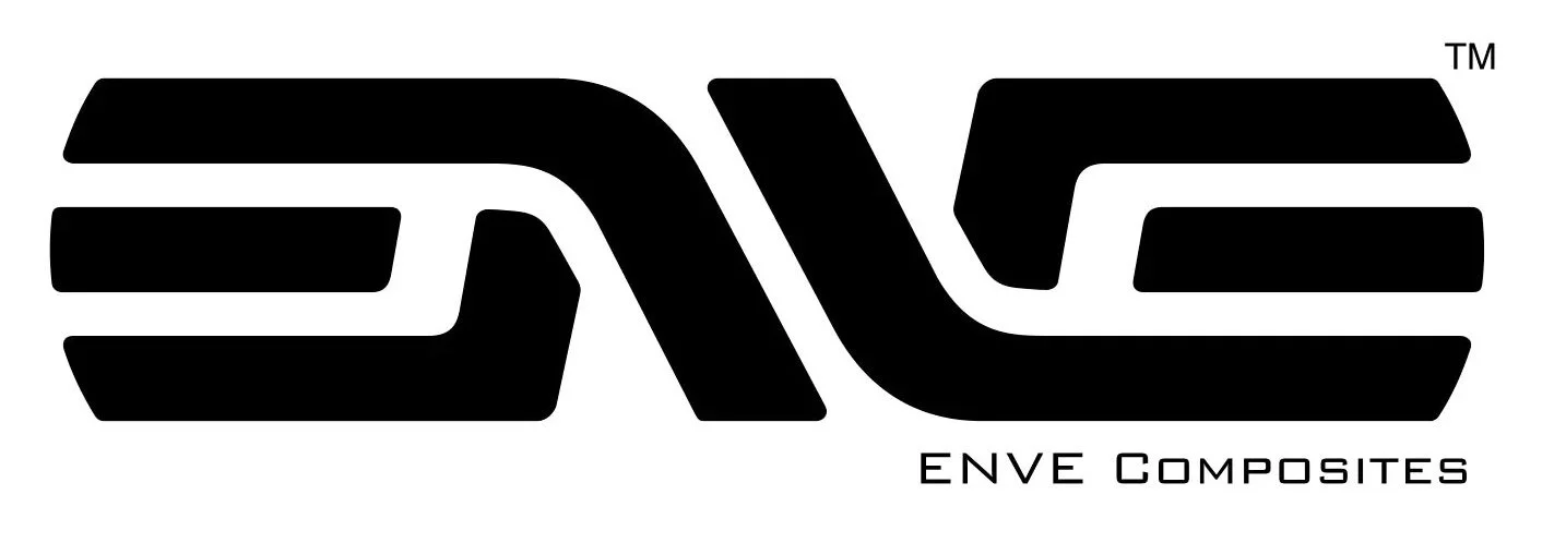 Black and white logo with stylized text reading 'ENVE' and 'ENVE Composites' underneath.