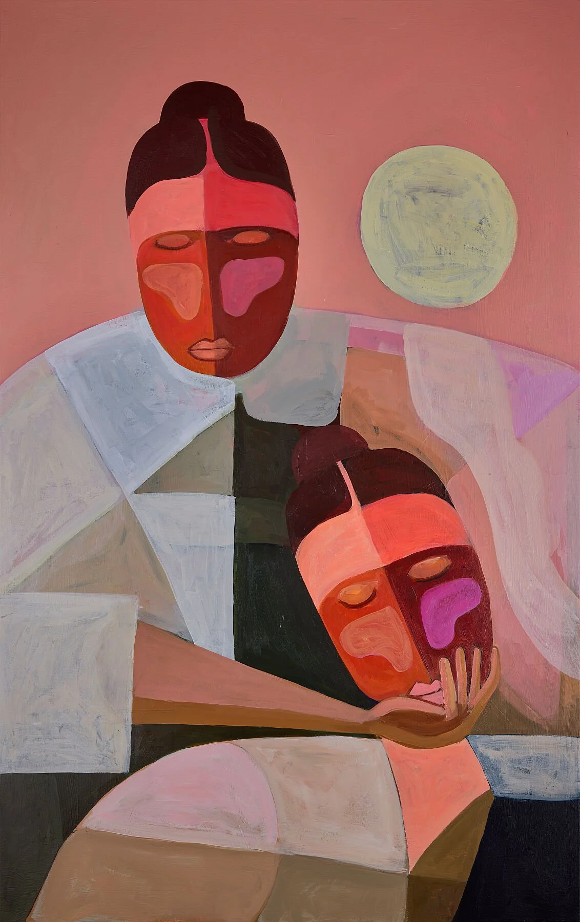 Belonging print hanging on wall