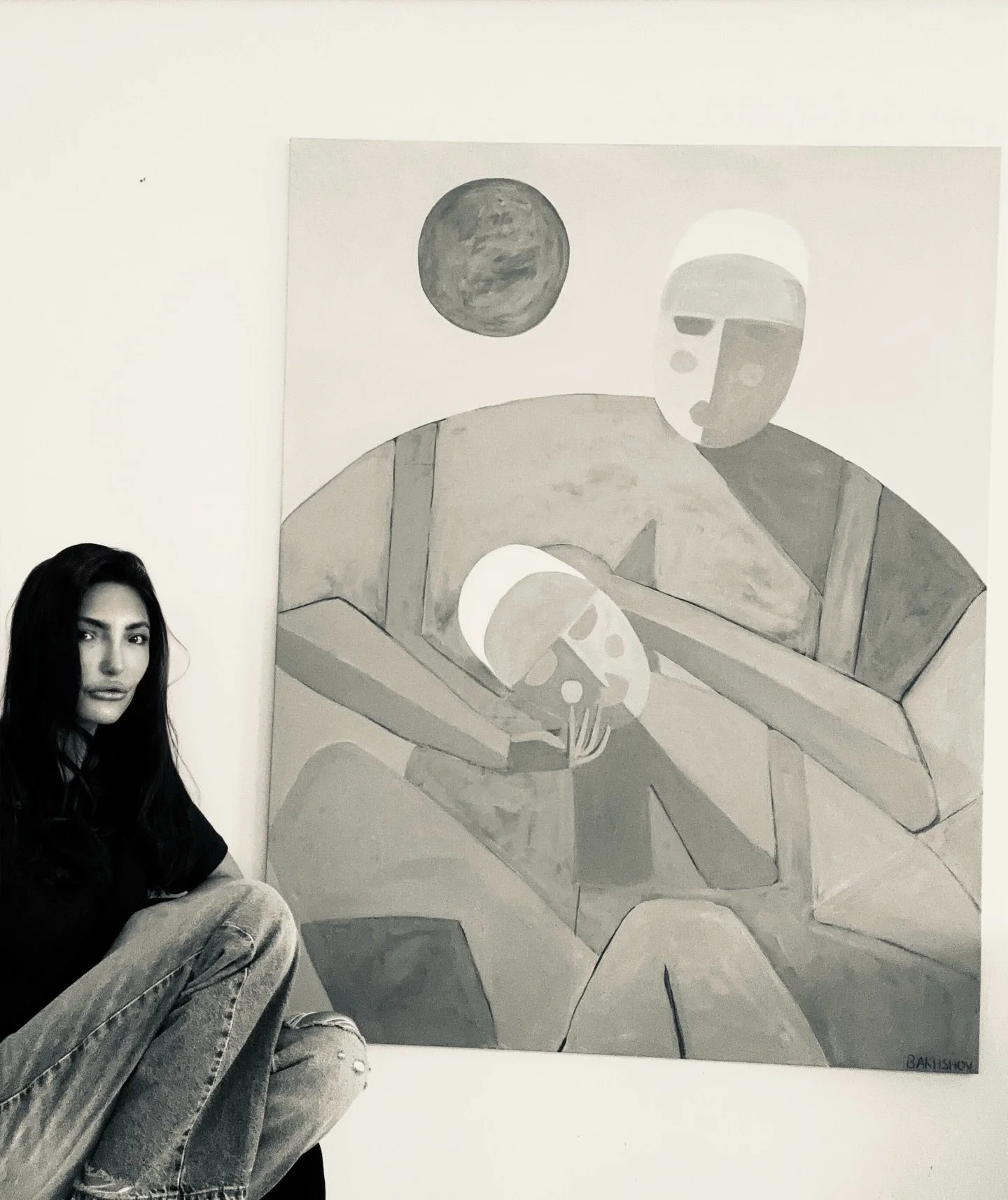 A note about my work ✍🏼

I paint emotions before I understand them.

The faces are often like masks, but not disguises.  With partial expressions of who they are, suggesting that identity is layered, uncertain, and still forming.

My work isn&rsquo;