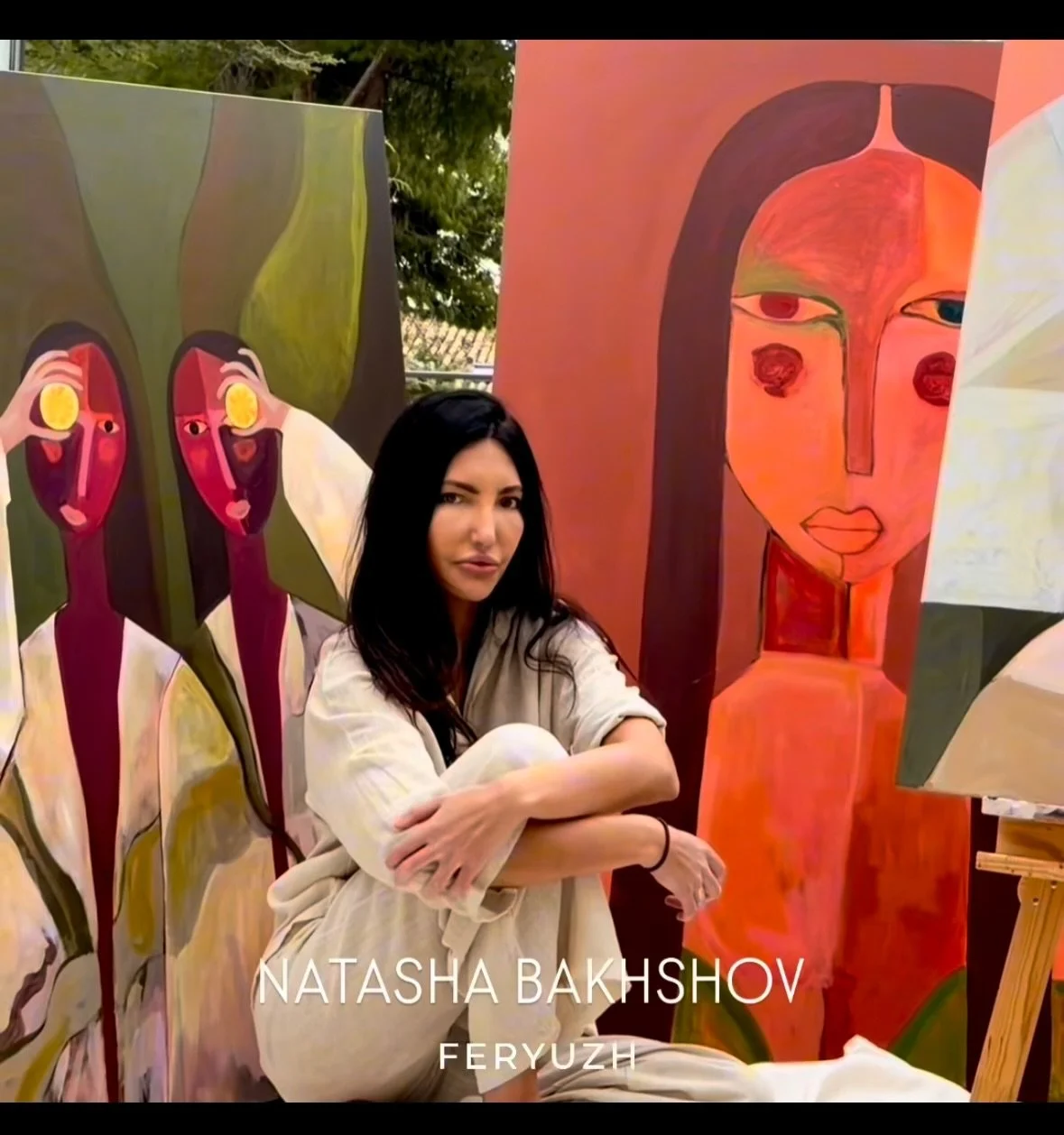 My artworks captured in their best light by founder of @feryuzh.art , Anastasia ✨✨✨