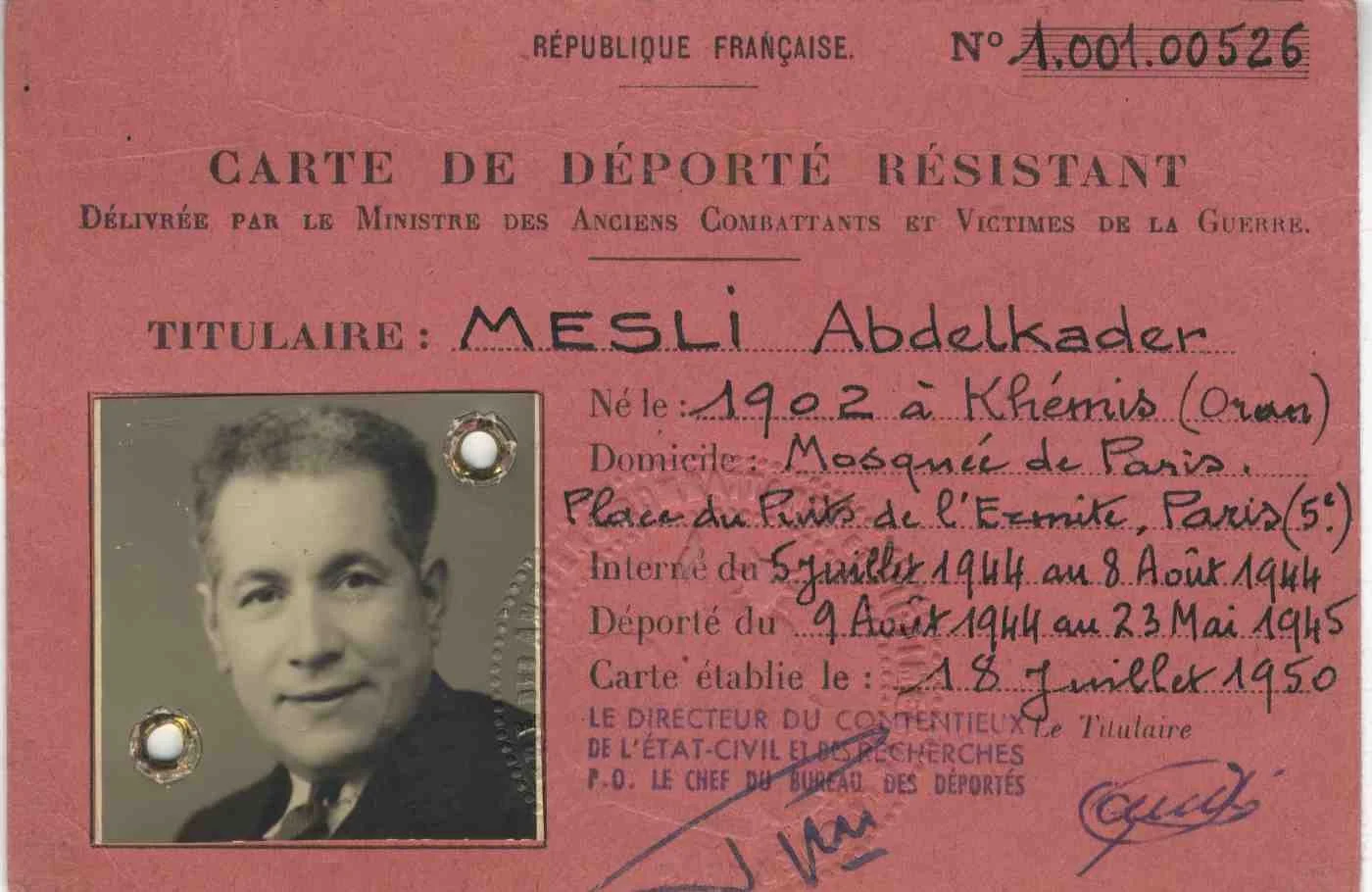 L'Imam Abdelkader Mesli : Un des héros de l'ombre, entre foi et résistance