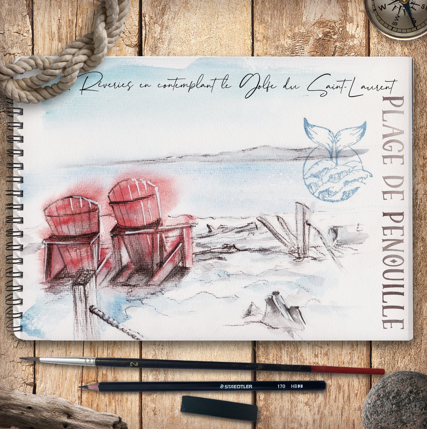 dessiner paysage facilement aquarelle