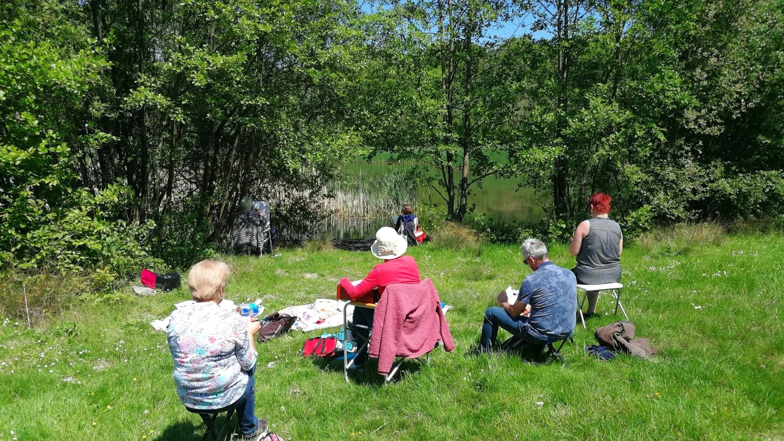Cours de dessin et d'aquarelle sur le vif