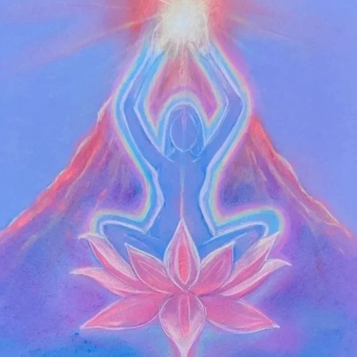 Reproduction d'art emeline pons, prints spirituel, peinture d ame, portail energetique
