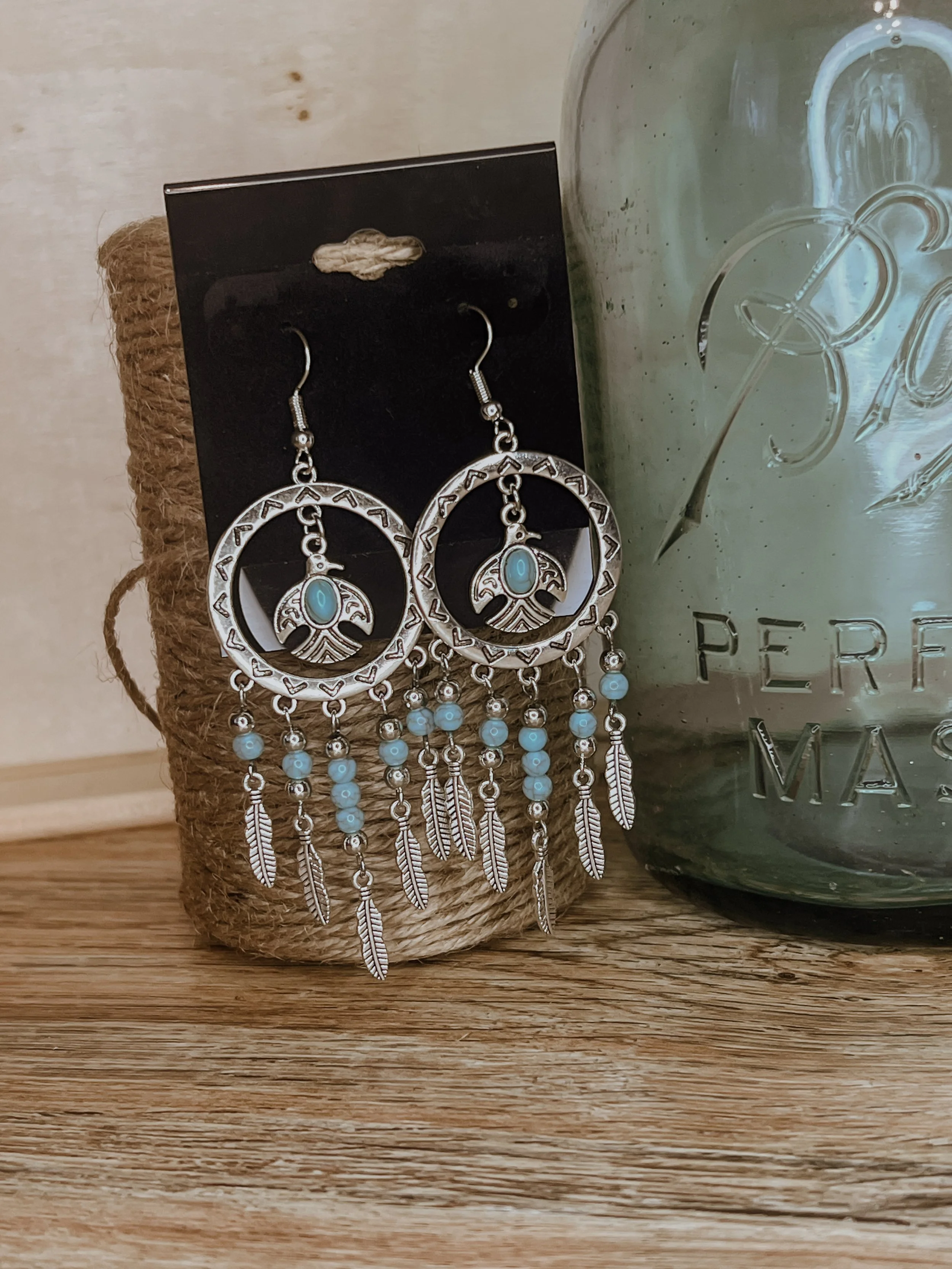 Western Fashion Thunderbird Earrings