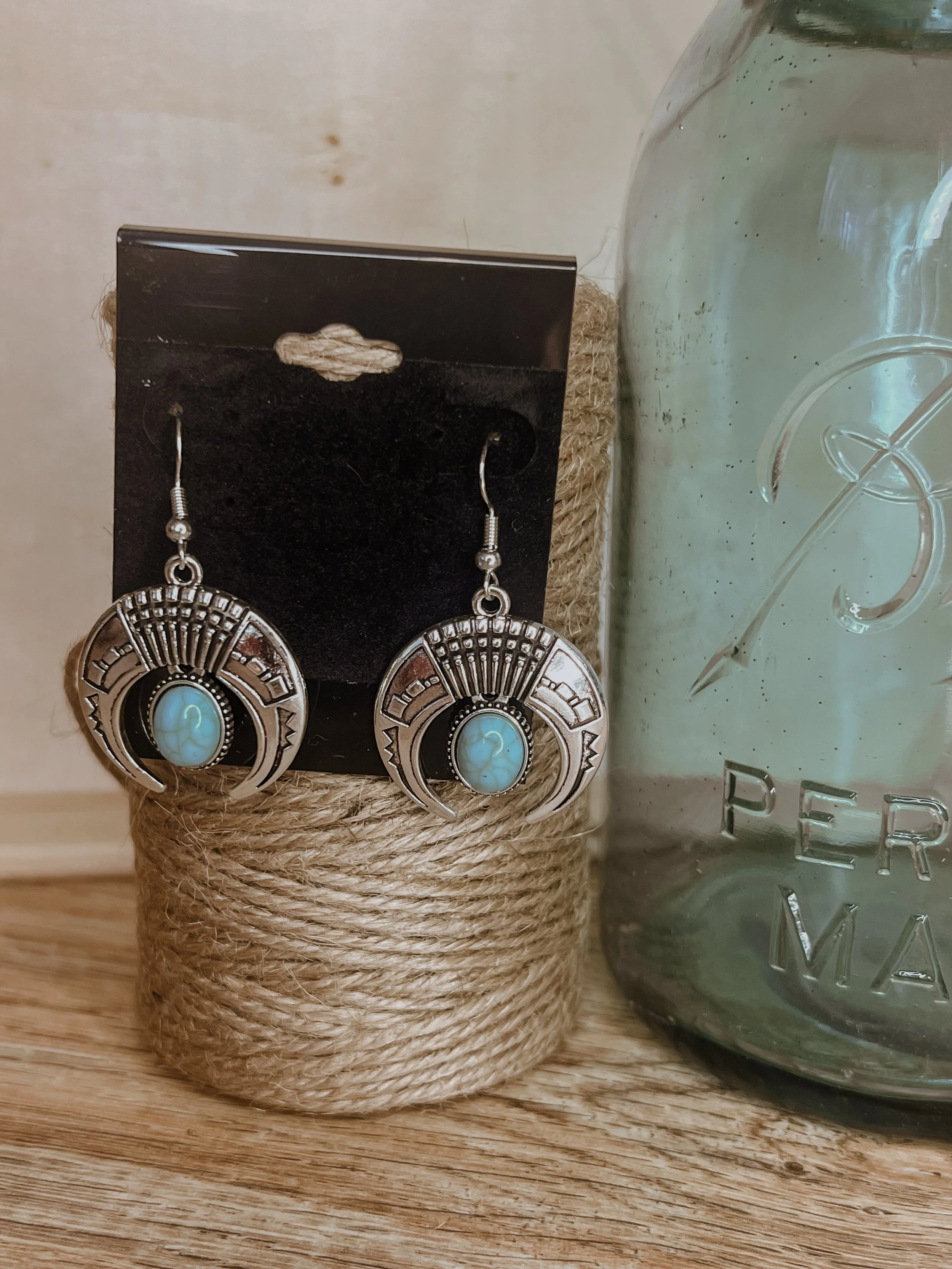 Half Circle Western Fashion Earrings