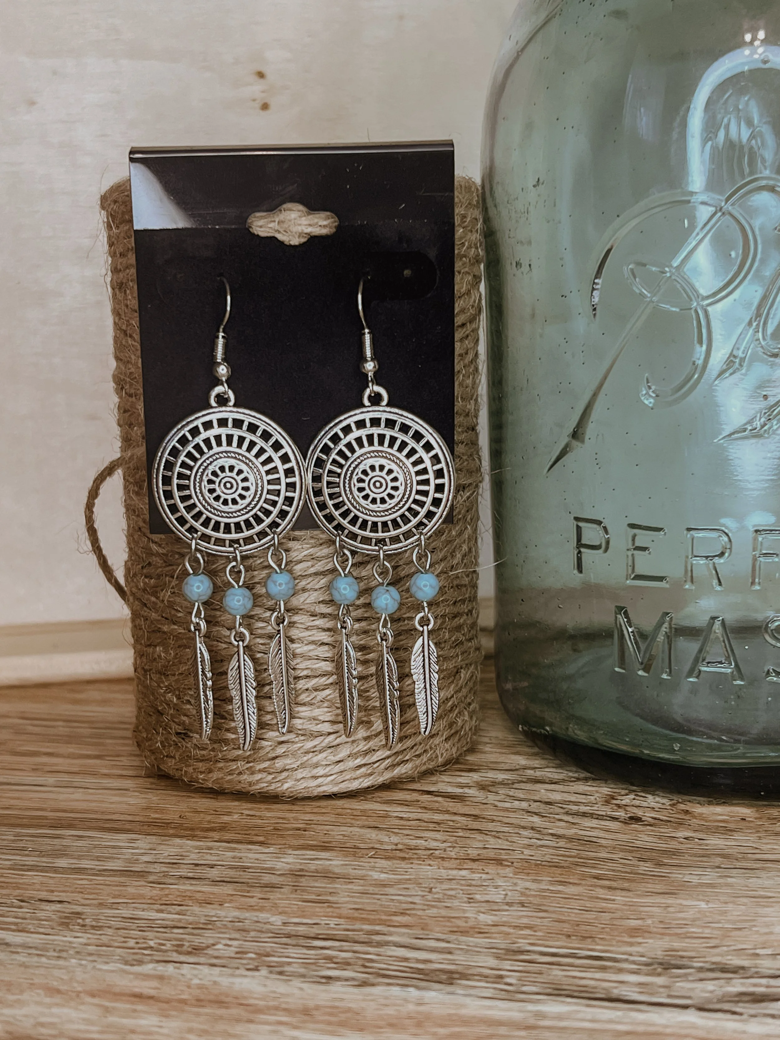 Western Fashion 3 Feather Earrings