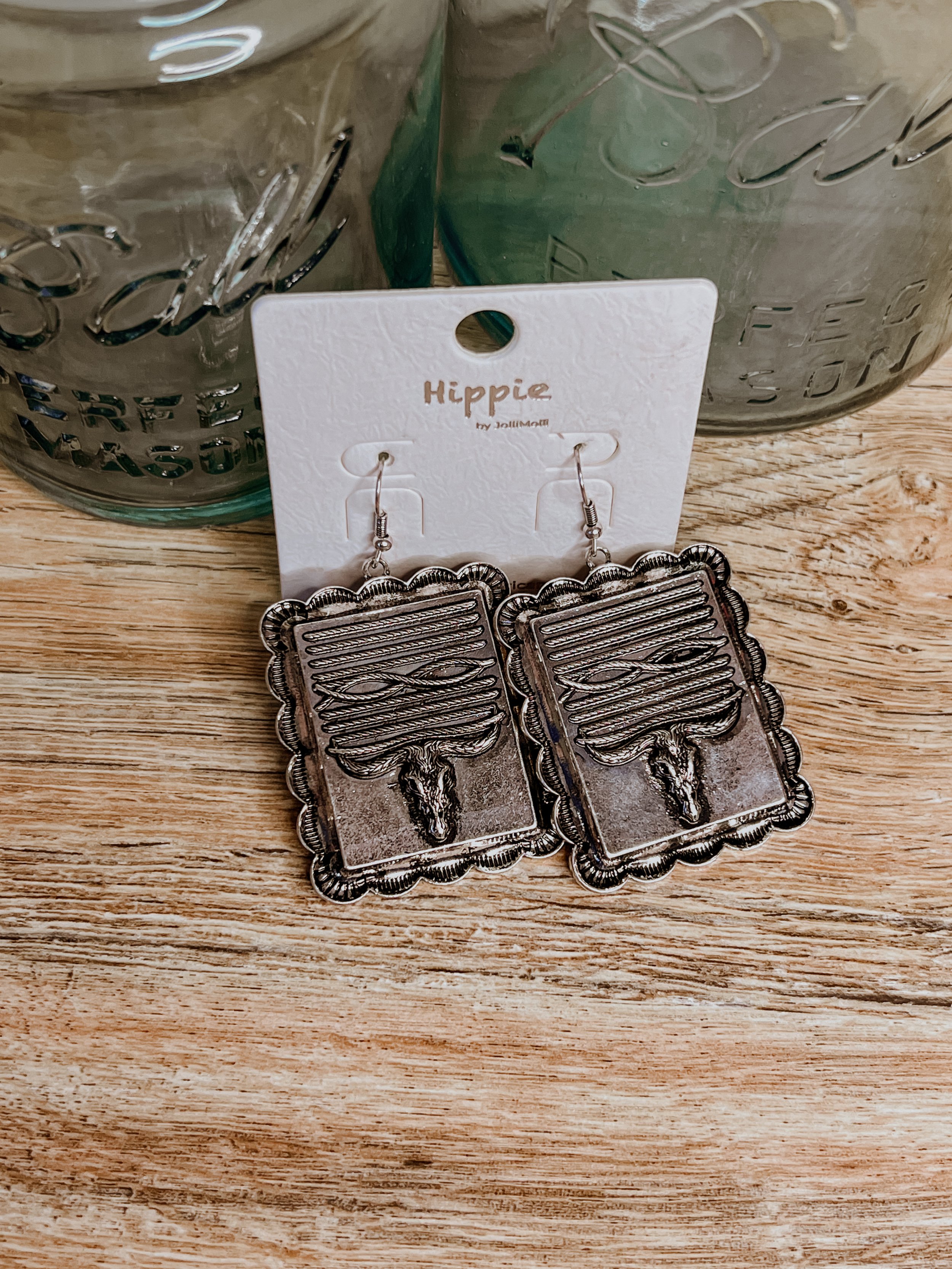 Longhorn Western Fashion Earrings
