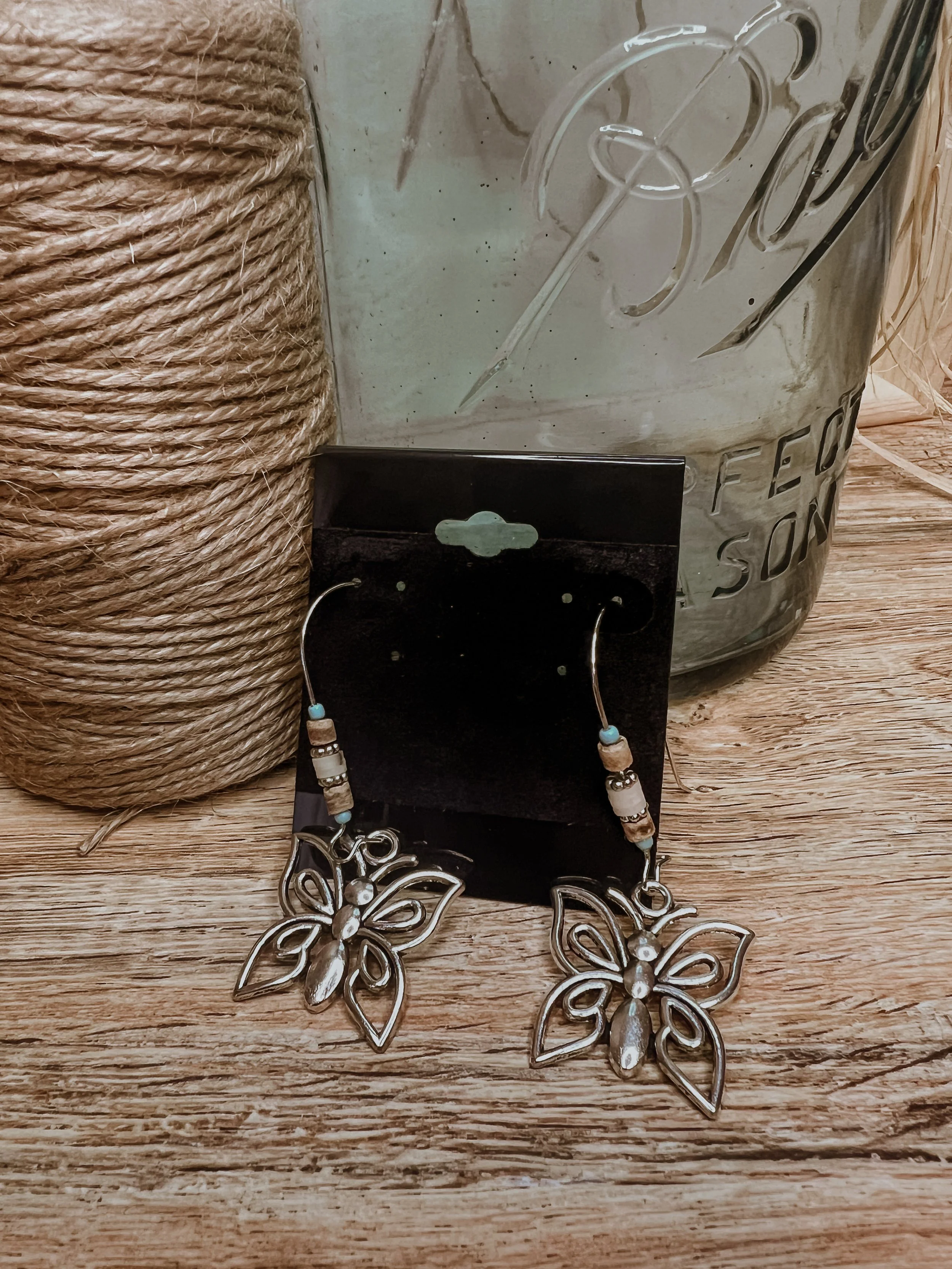 Western Fashion Simple Butterfly Earrings