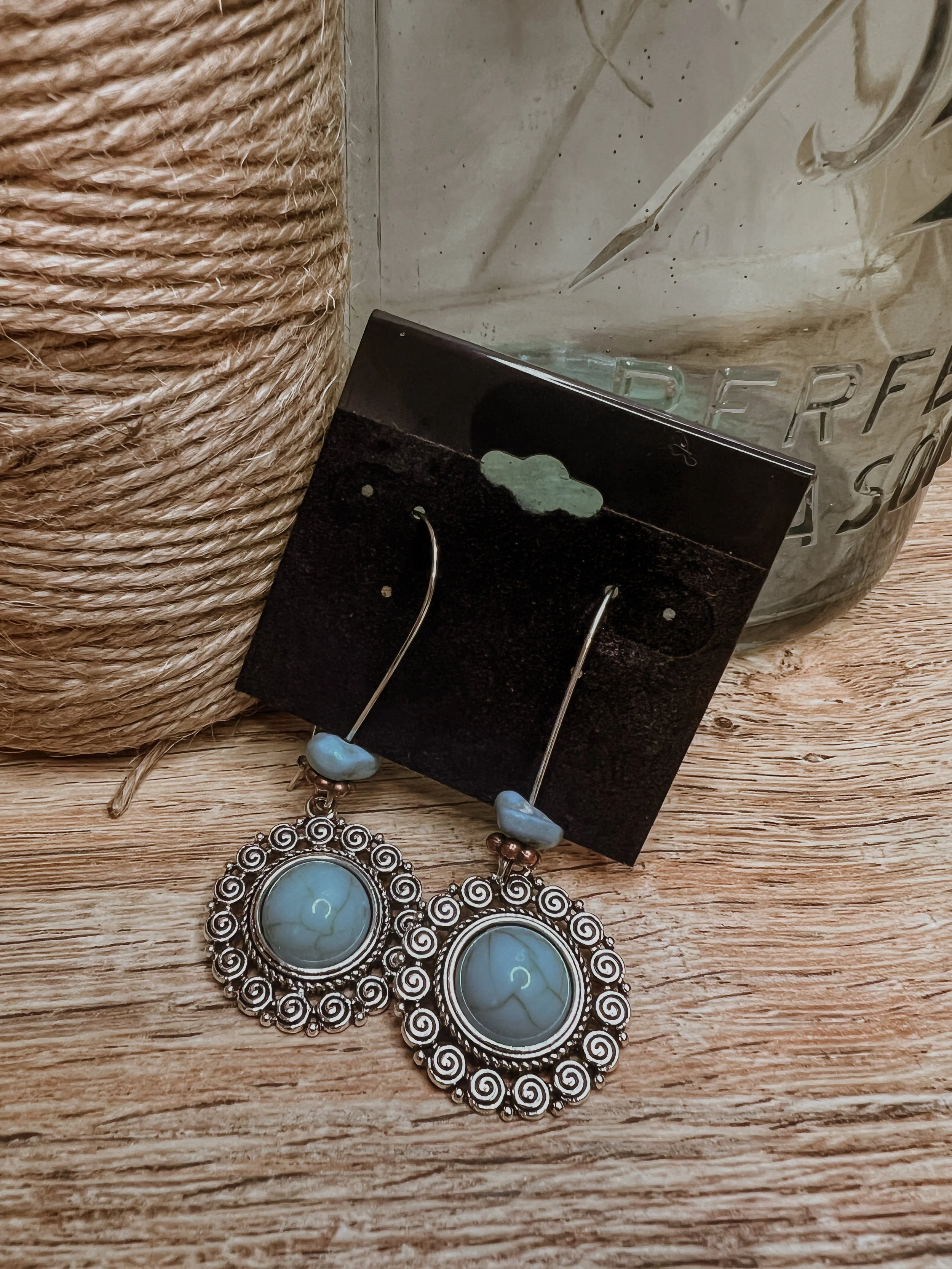 Western Swirls Fashion Earrings