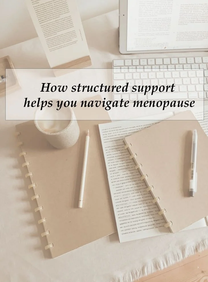 How structured support helps you navigate menopause with clarity and control