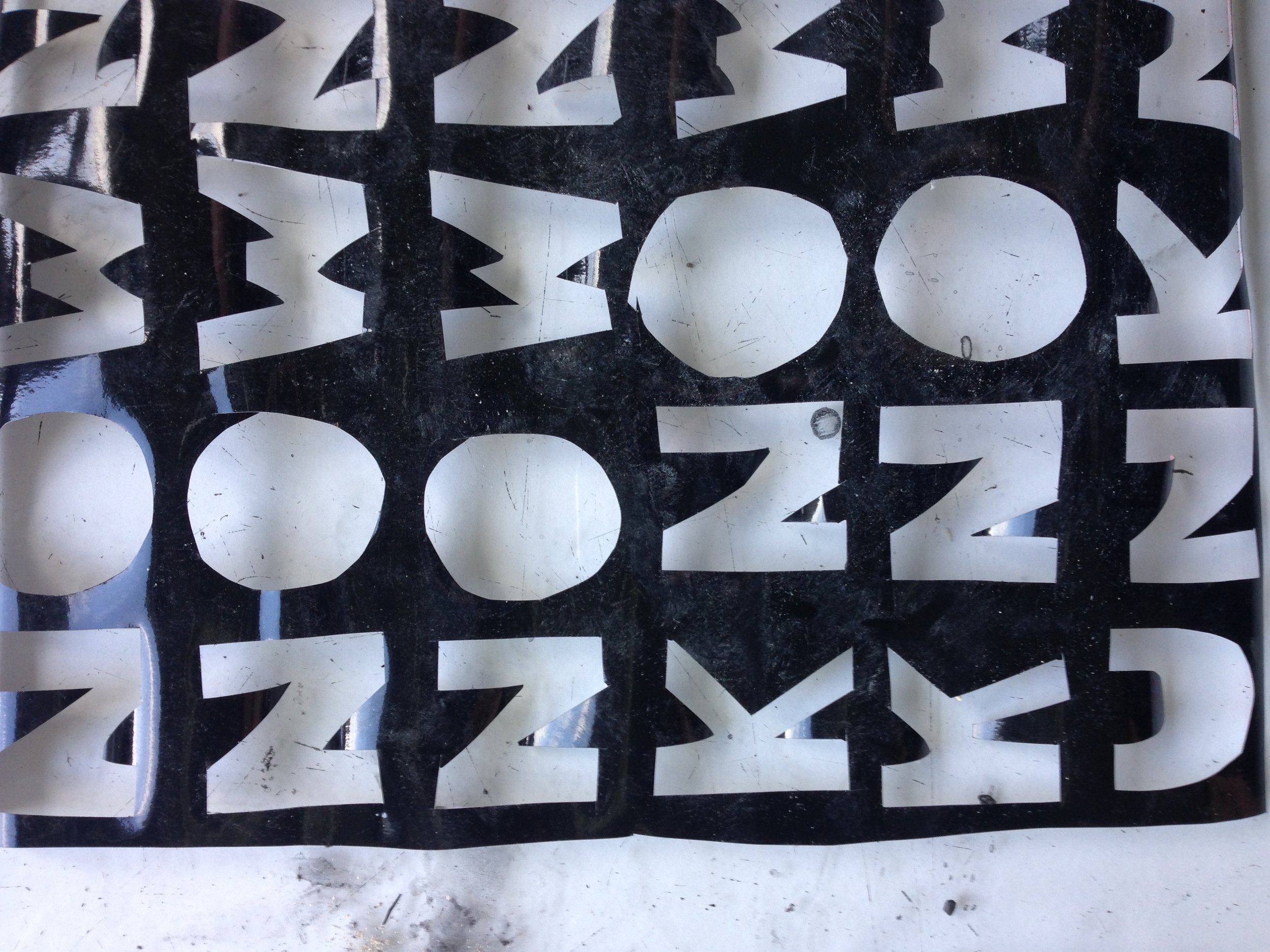Lettering templates