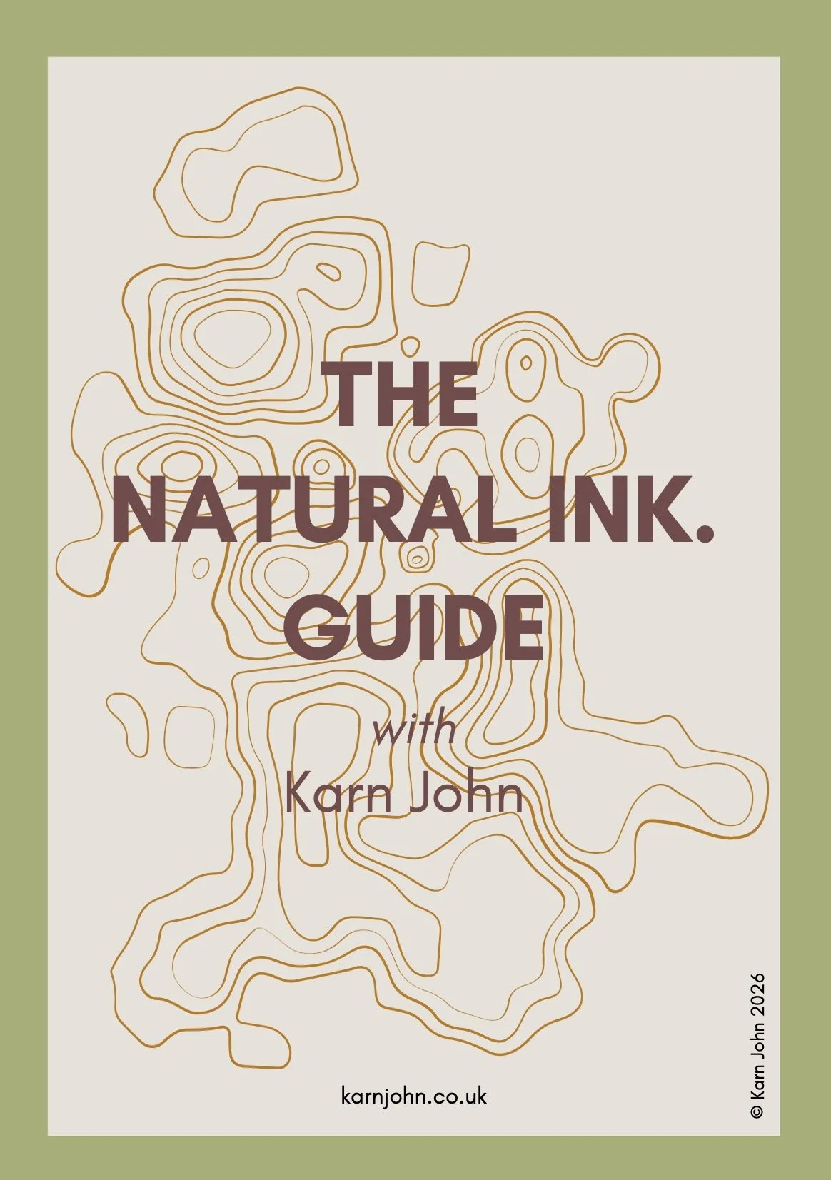 The Natural INK. Guide + Ink Making Kit