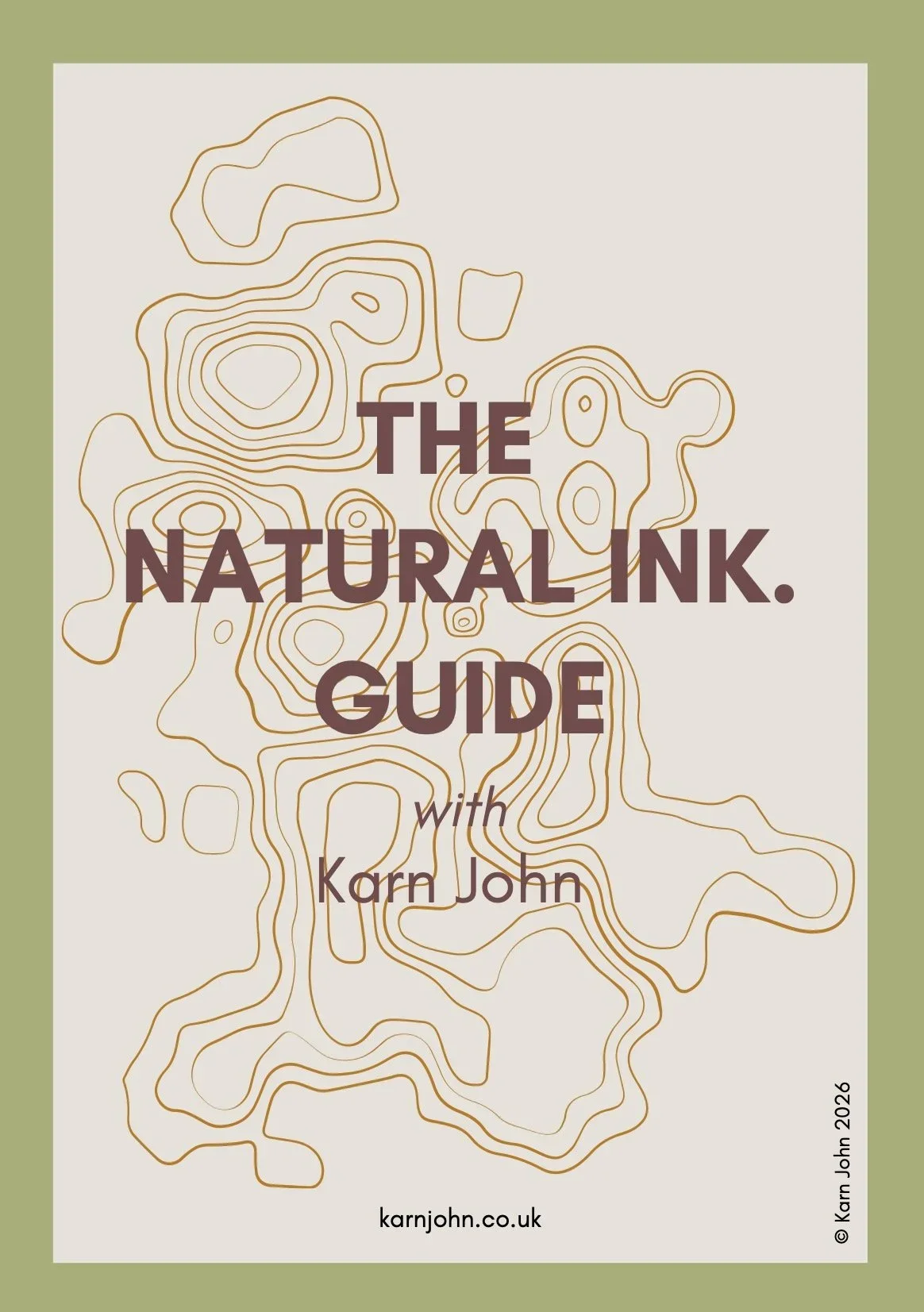 The NATURAL INK. Guide + Ink Making Kit