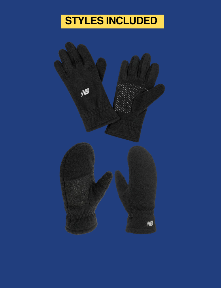 New Balance Mittens and Gloves Youth Sizes L and XL (24 pairs/pack)