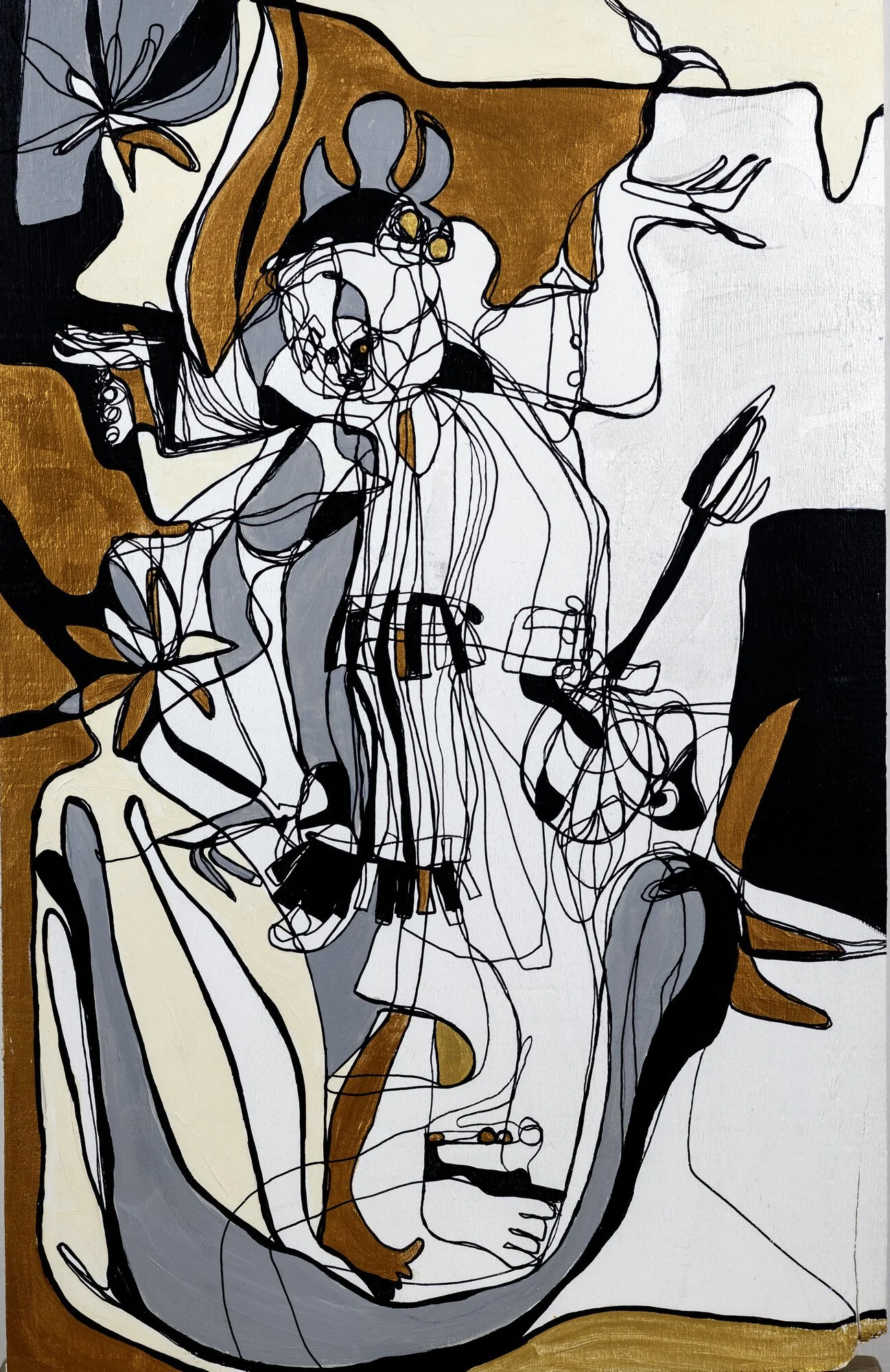  MAHALAKSHMI  // Acrilico su Compensato
41.5 x 31.5    Nelle mani colme di dono, lo sguardo fiorisce nella quiete.
Nell’abbondanza che non pesa ecco la bellezza che nutre senza chiedere.