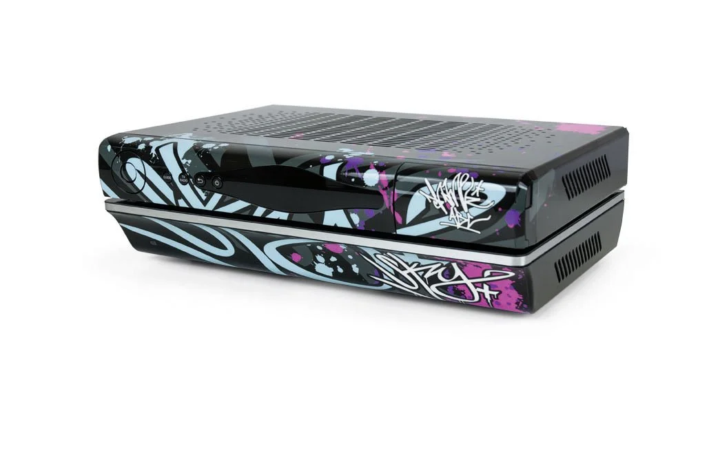 Graffiti-Design auf einer Spielkonsole