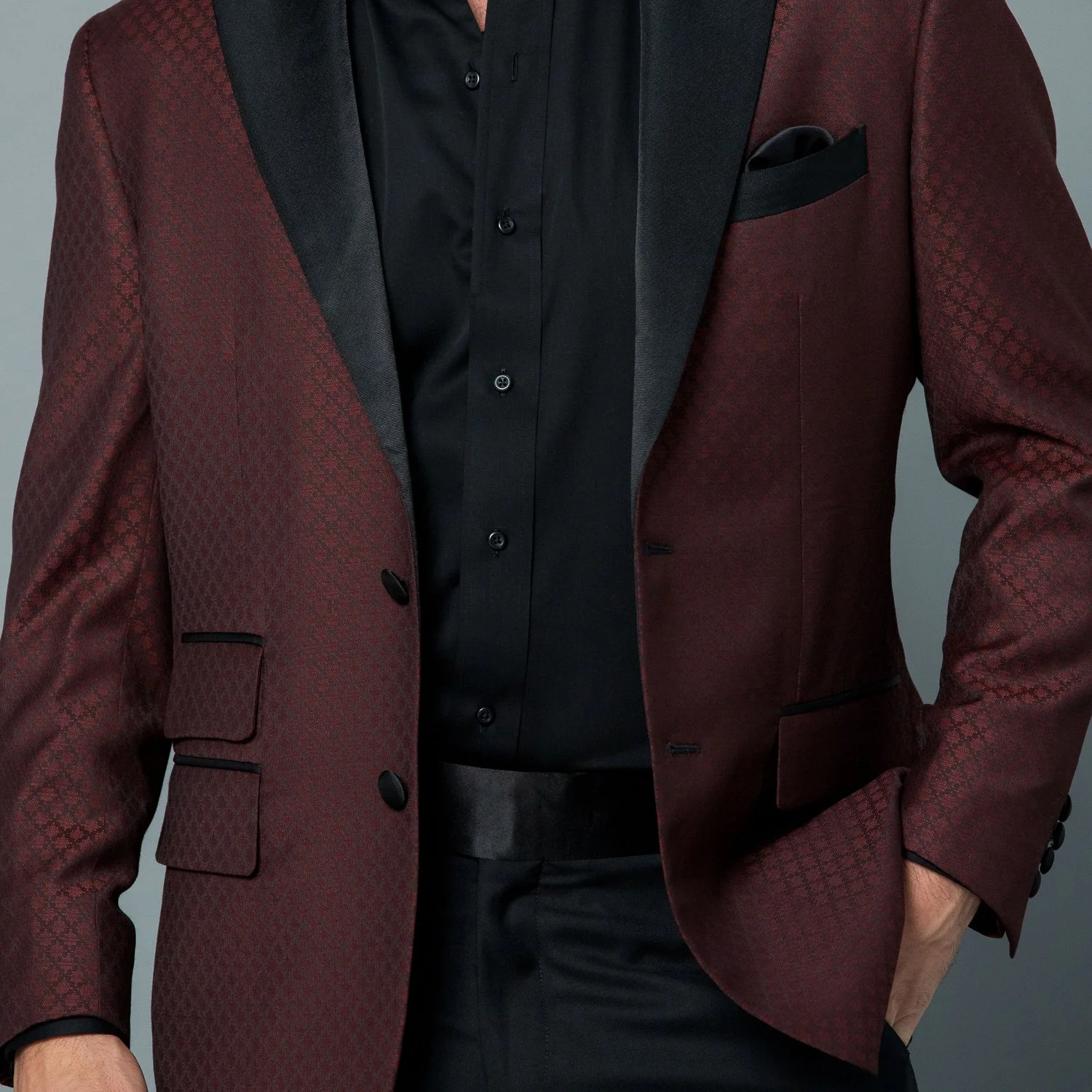 Luxury wedding tuxedo crafted with precision tailoring in Columbia, Tennessee.