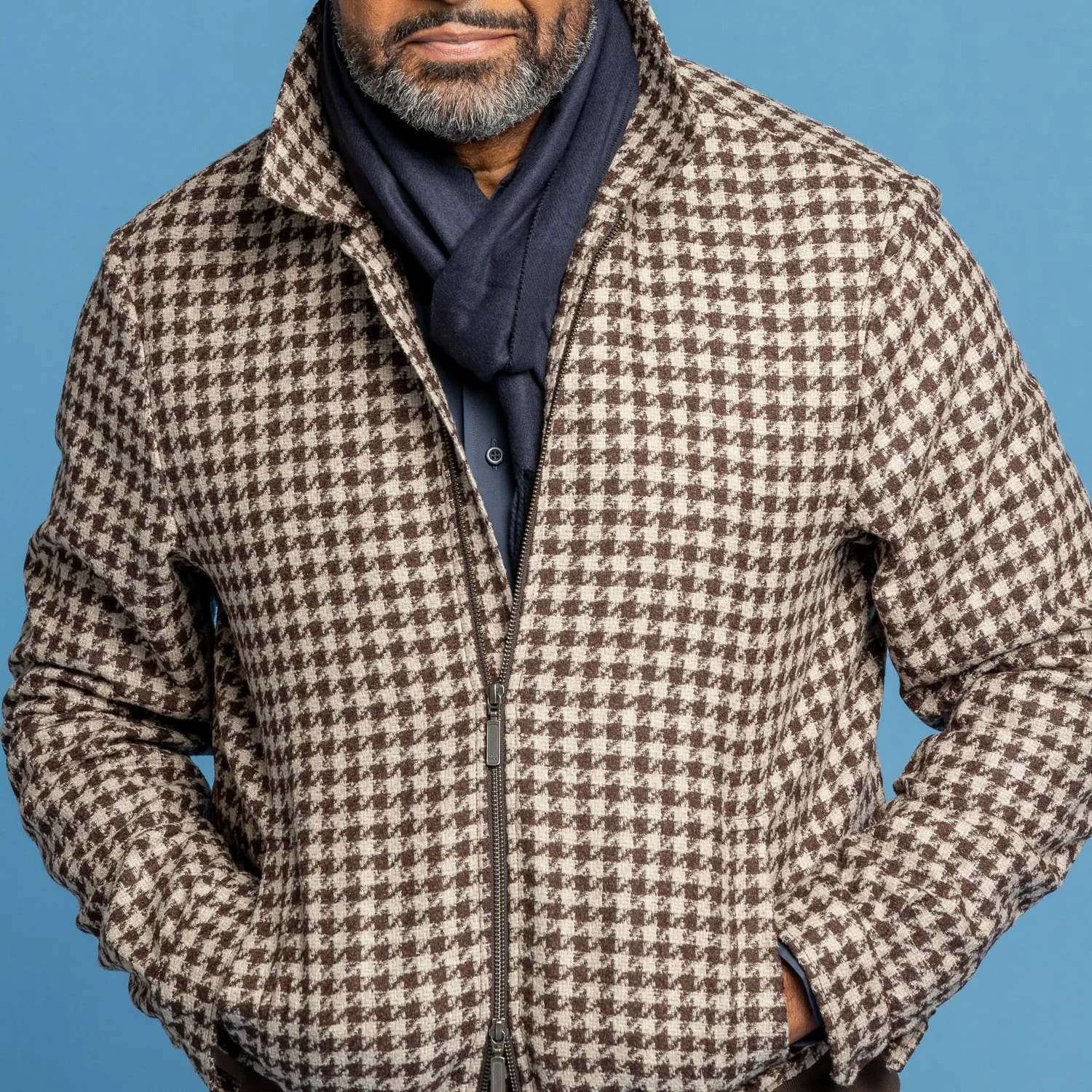 Men’s tailored blazer with refined detailing in Columbia, TN.