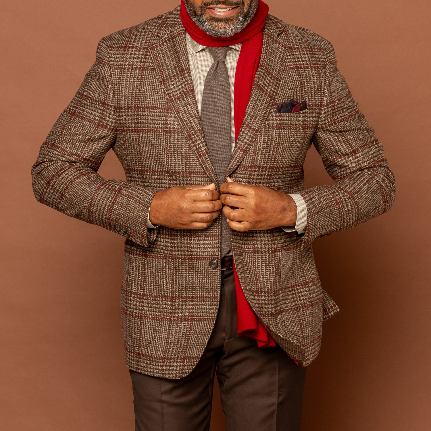 Custom sport coat designed for structure and versatility in Columbia.