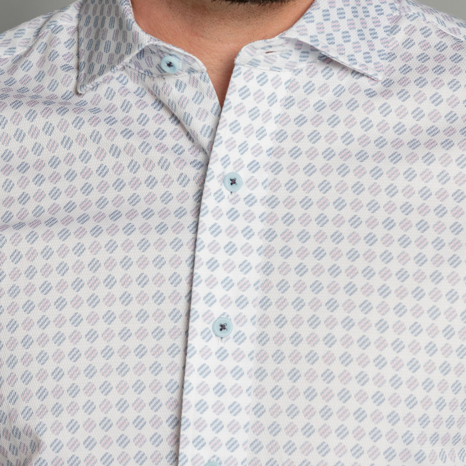 Custom dress shirt tailored for a precise fit in Columbia, TN.