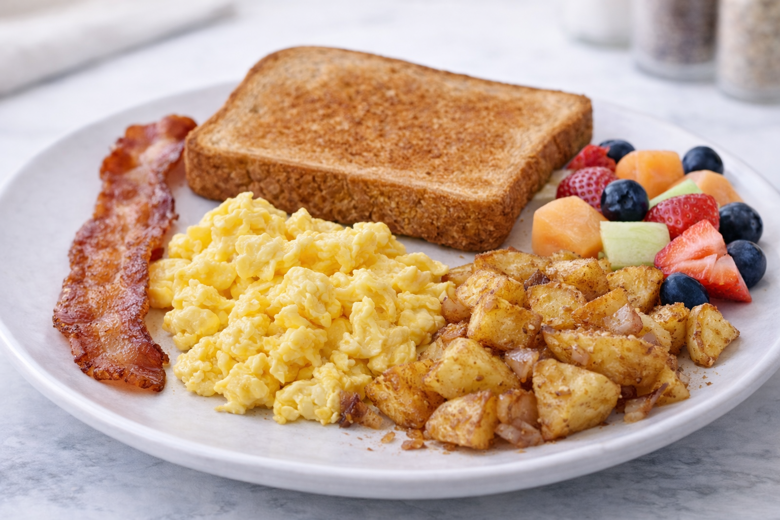 Scrambled Eggs Plate