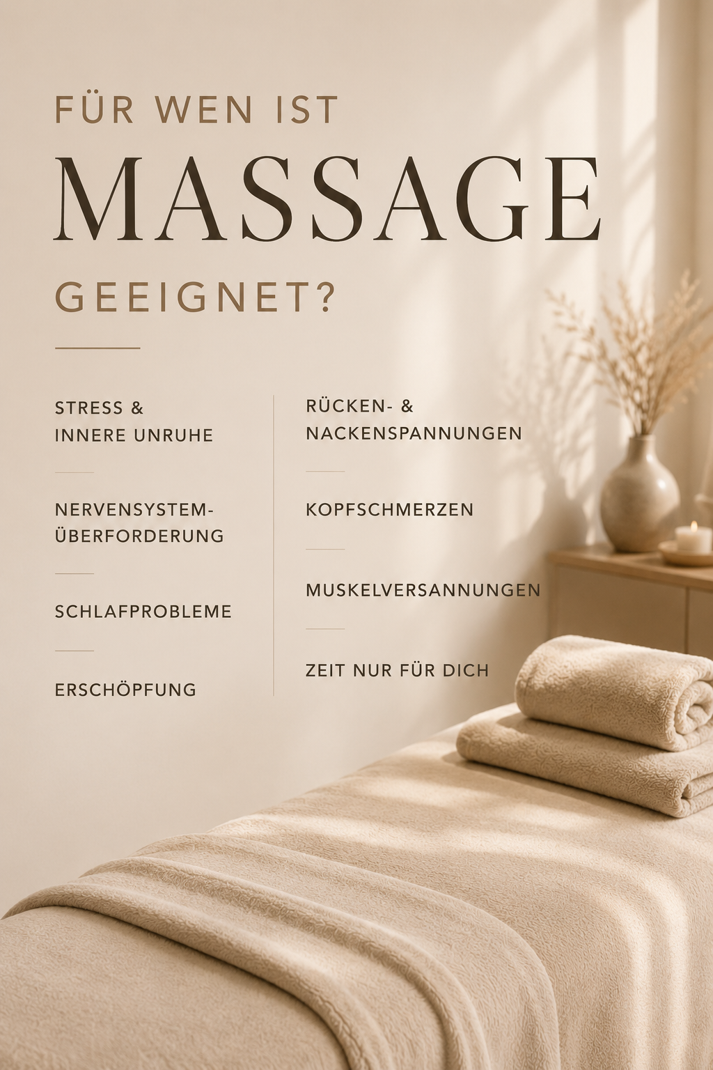 Für wen ist Massage geeignet?