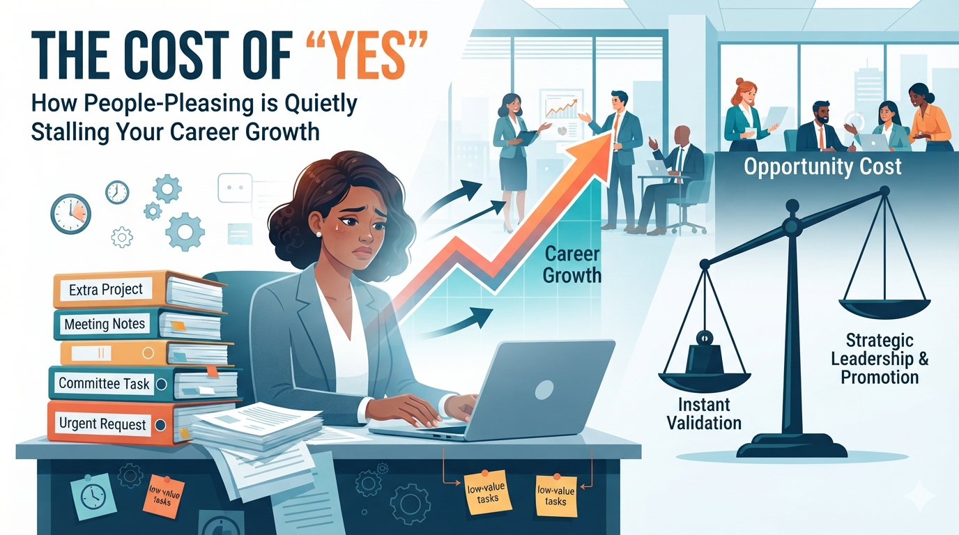 The Cost of "Yes": How People-Pleasing is Quietly Stalling Your Career Growth