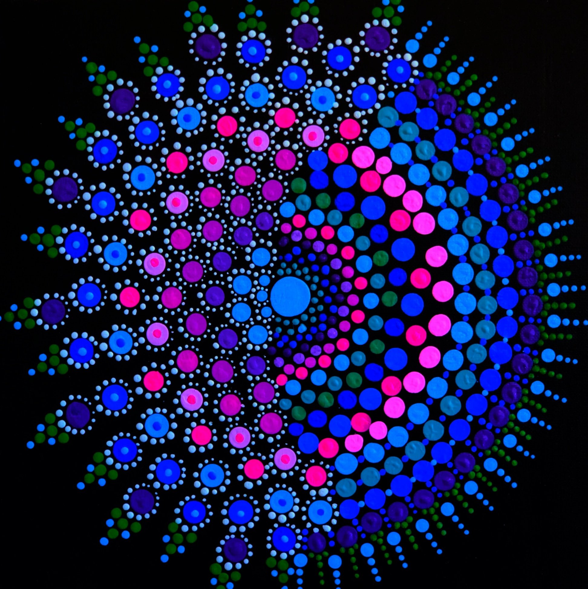 12" x 12" Vibrant Chaos