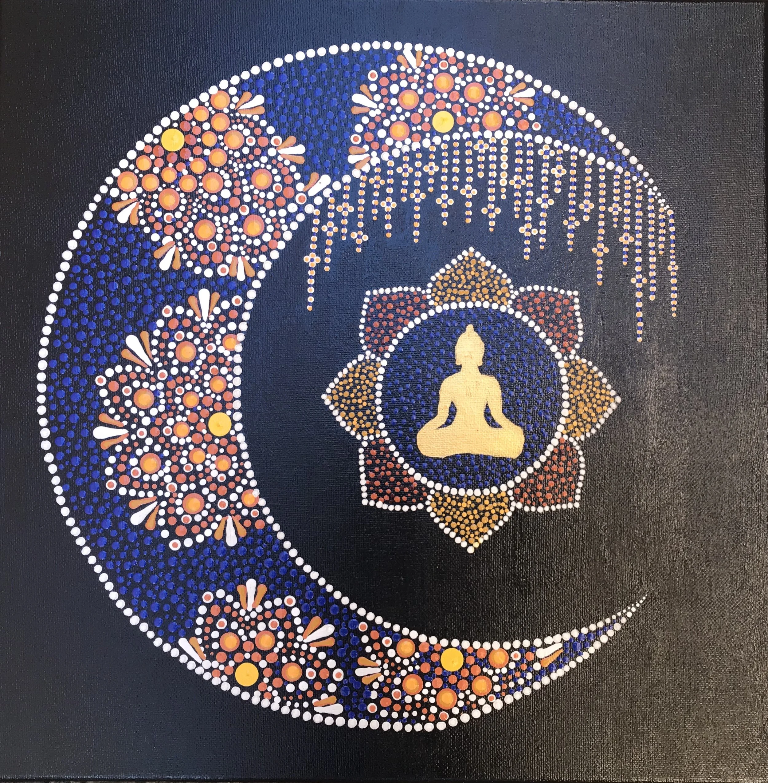 14" x 14" Sacred Calm