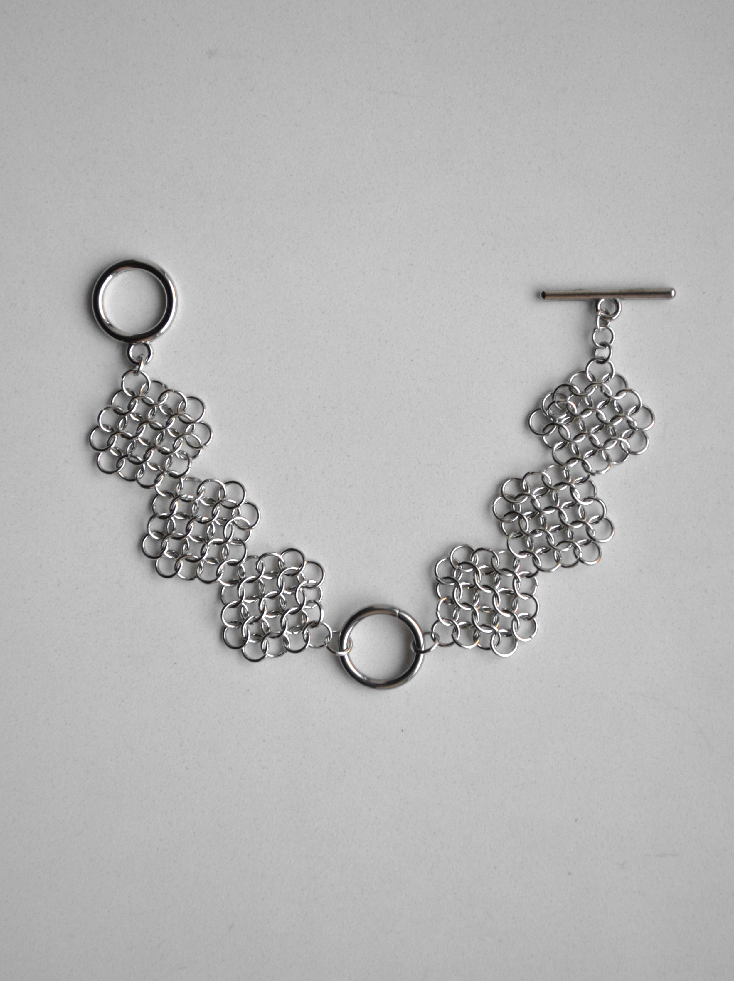 Diamond Armor Iron Cuff Bracelet