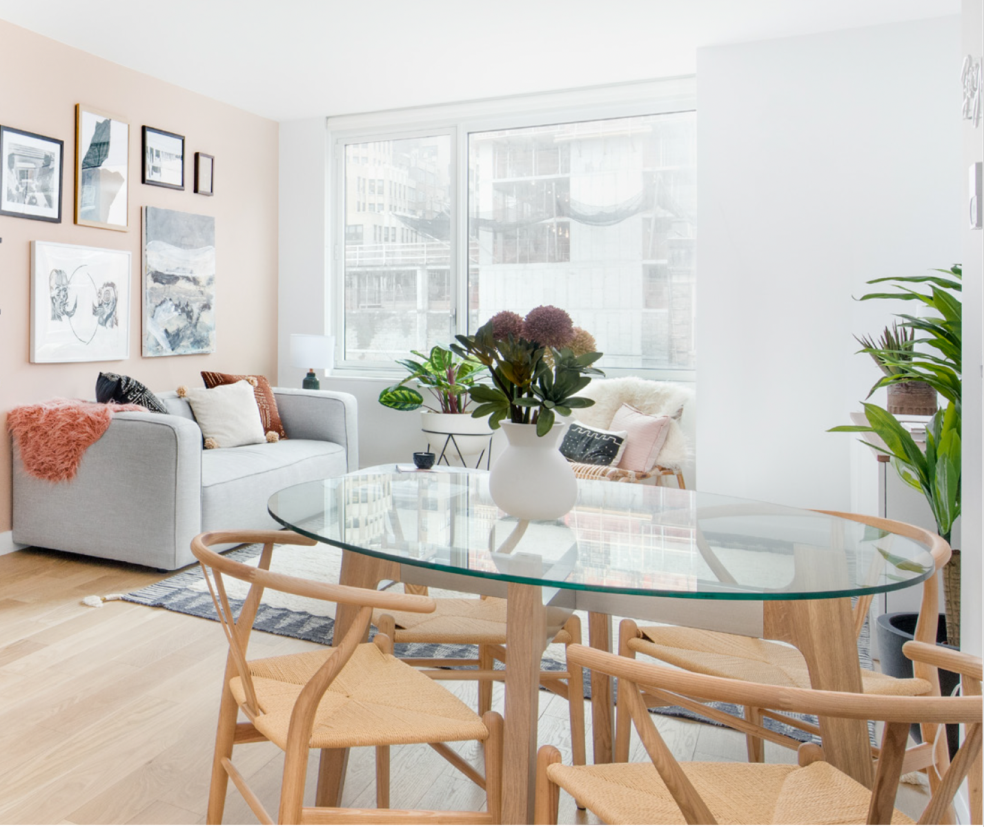 515 9th Ave - Lana - Dining Room, Natural Light, Rift Cut Natural Oak Floors, Warm Interior, Natural Light, Oversized Windows