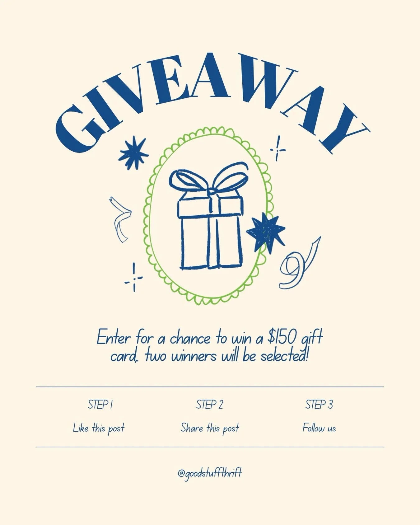 Do you love to shop with us?! As a thank you to our customers we are giving away TWO $150 gift cards. Available to use at all locations! The winners will be announced on August 21st! 

**winners will have 72 hours to claim their prize or another winn