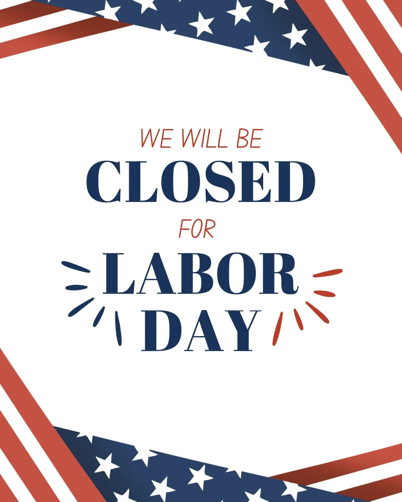 We are closed at ALL LOCATIONS today!! See you this week for more amazing thrift finds!