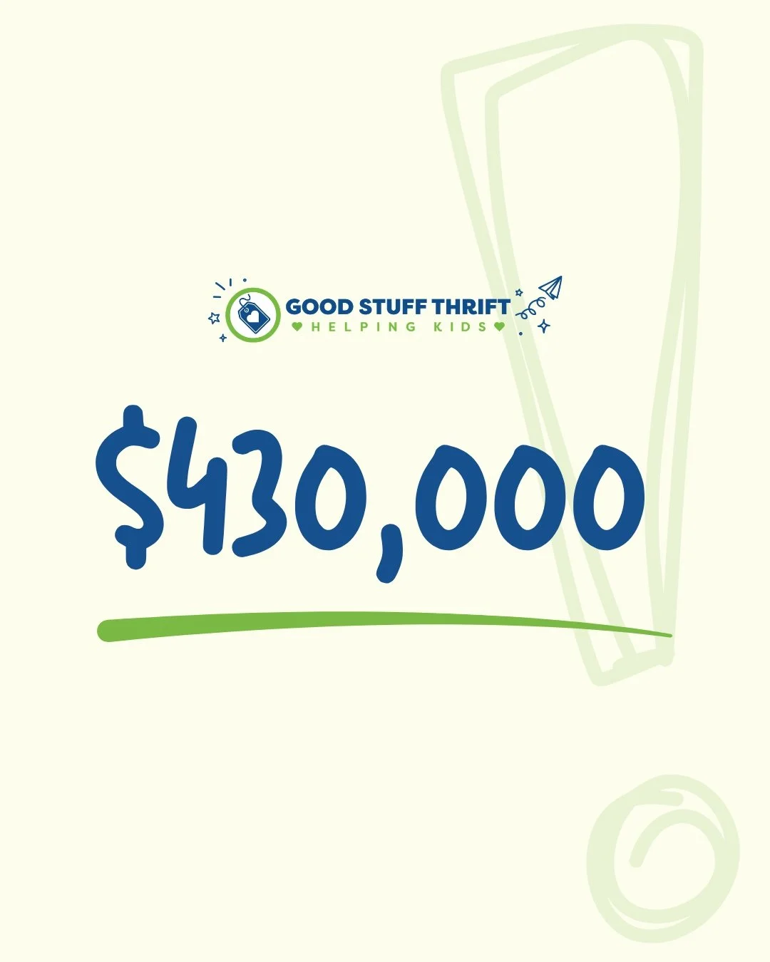 We are extremely excited to share that within the next week we are donating an additional $430,000 to our charities! This makes our yearly total $897,000 donated! Wow! Thank you SO much to every employee, volunteer, donator and customer for making th