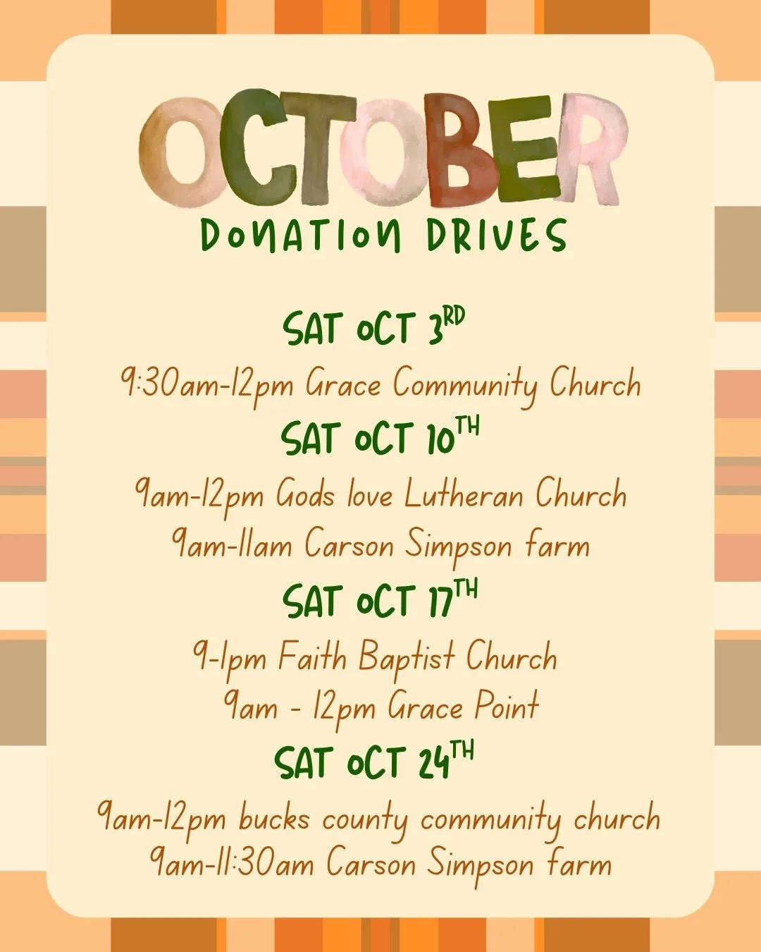Its a new month and new opportunities to donate to Good Stuff Thrift! We are so excited to have many donation drives this month!

#donate #thrift #buckscounty #nonprofit