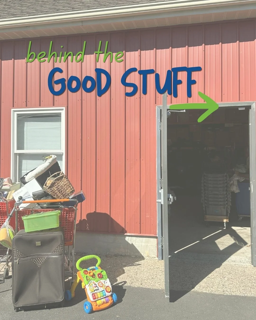 Behind the Good Stuff at our Buckingham location! 

Every donation we receive goes through many steps before it is ready to go out and be sold! 

#buckingham #thriftpa #buckscounty #nonprofit #thrift