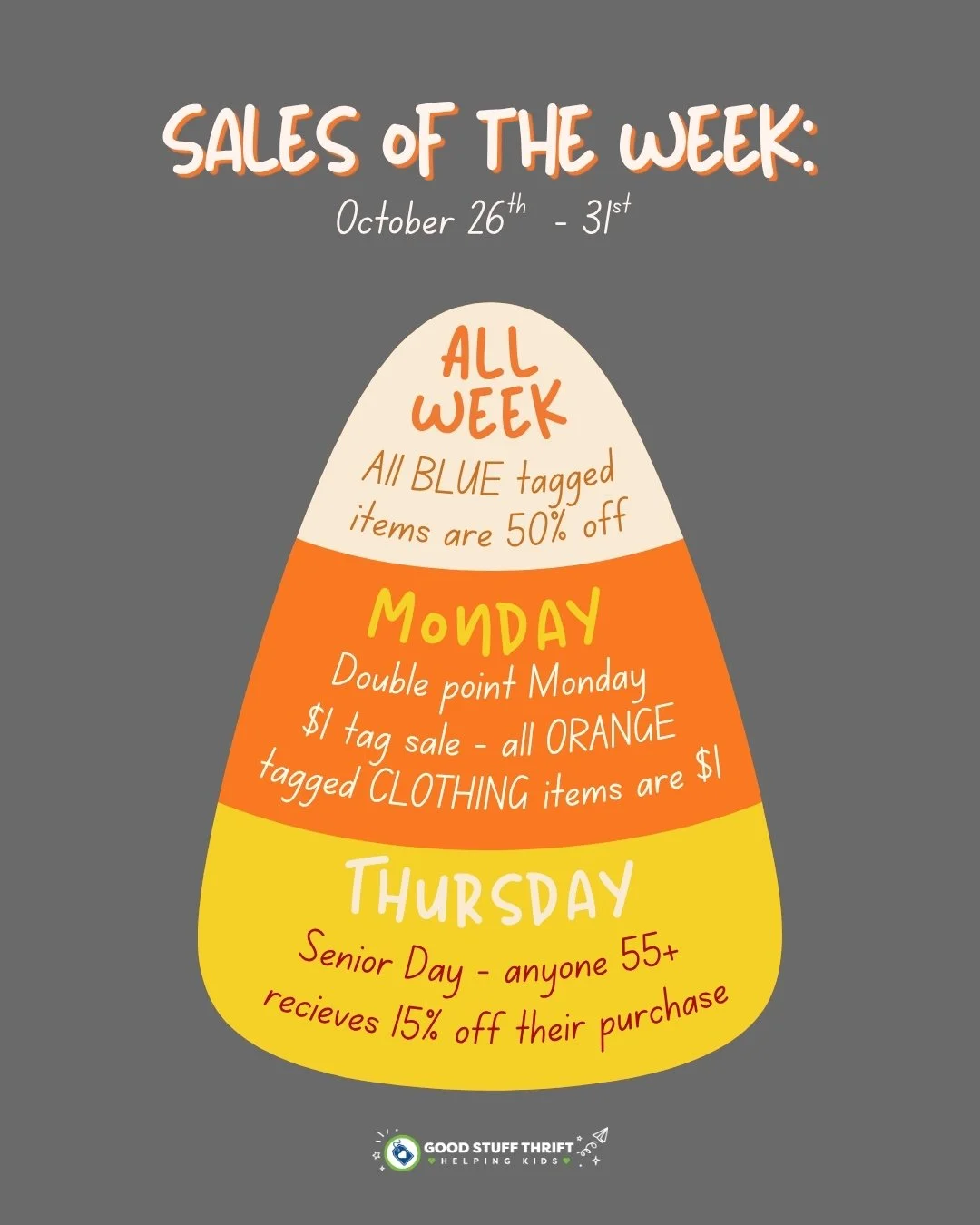 Its a new week! We are so excited to have you back and shopping in our stores! 

#sales #buckscounty #thrift #nonprofit