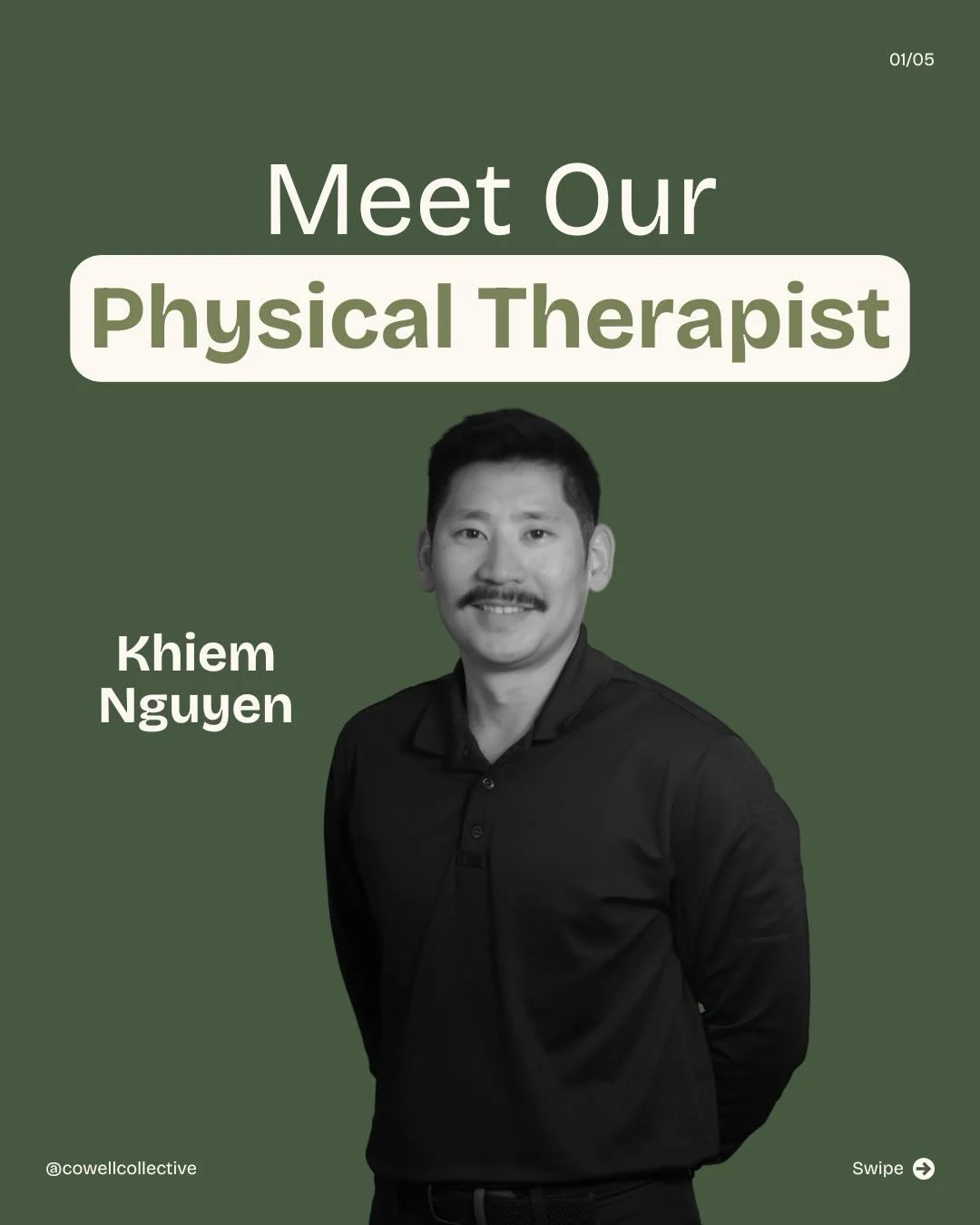 💪🏽 Meet Khiem, your physiotherapist at CoWell Collective

He&rsquo;s all about helping you get out of pain, move well, and stay active &mdash; whether that&rsquo;s in the gym, on the field, or in everyday life ✨

With 10+ years of experience, his a