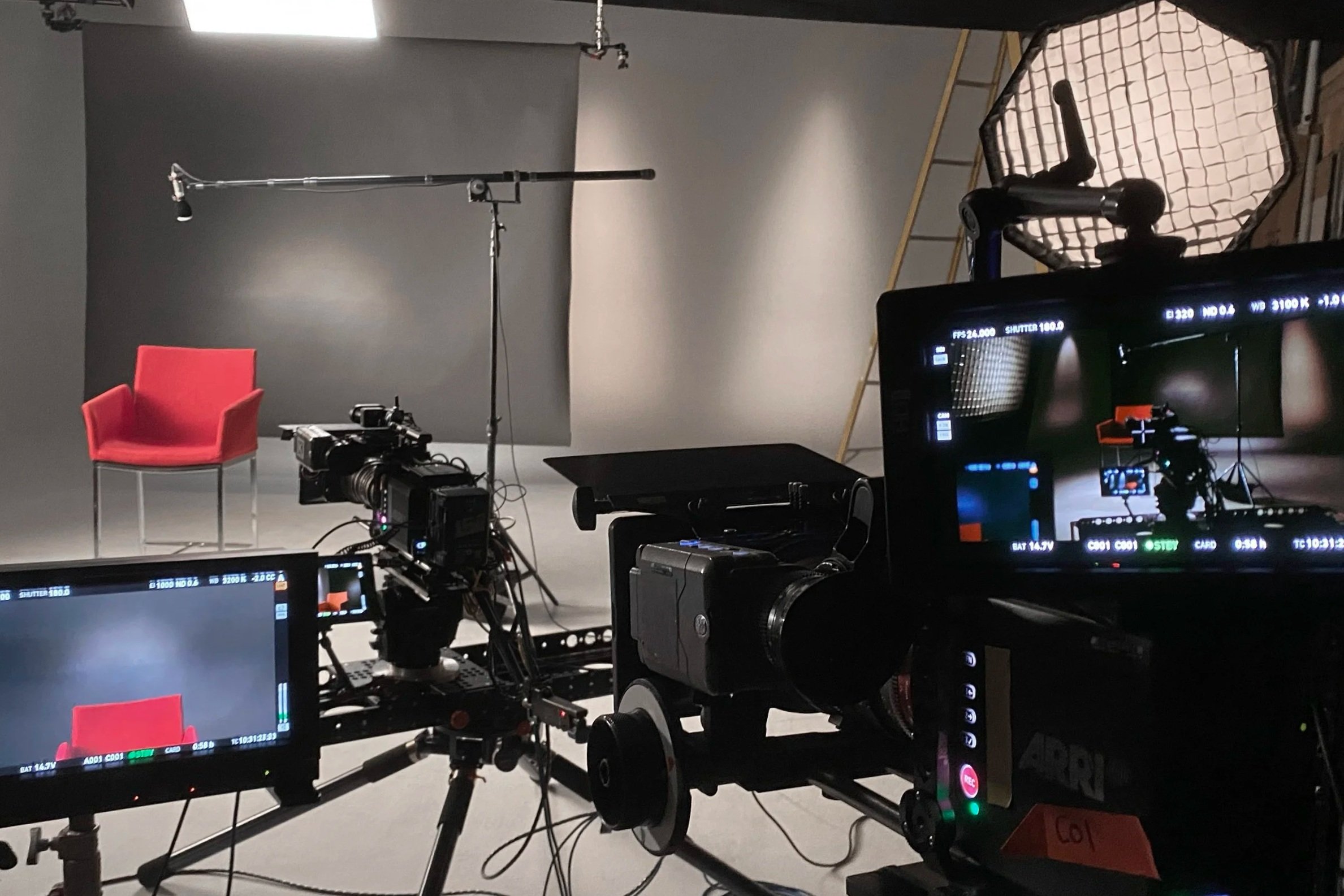 Interview lighting package available for rent at Sterling Studio, Toronto.