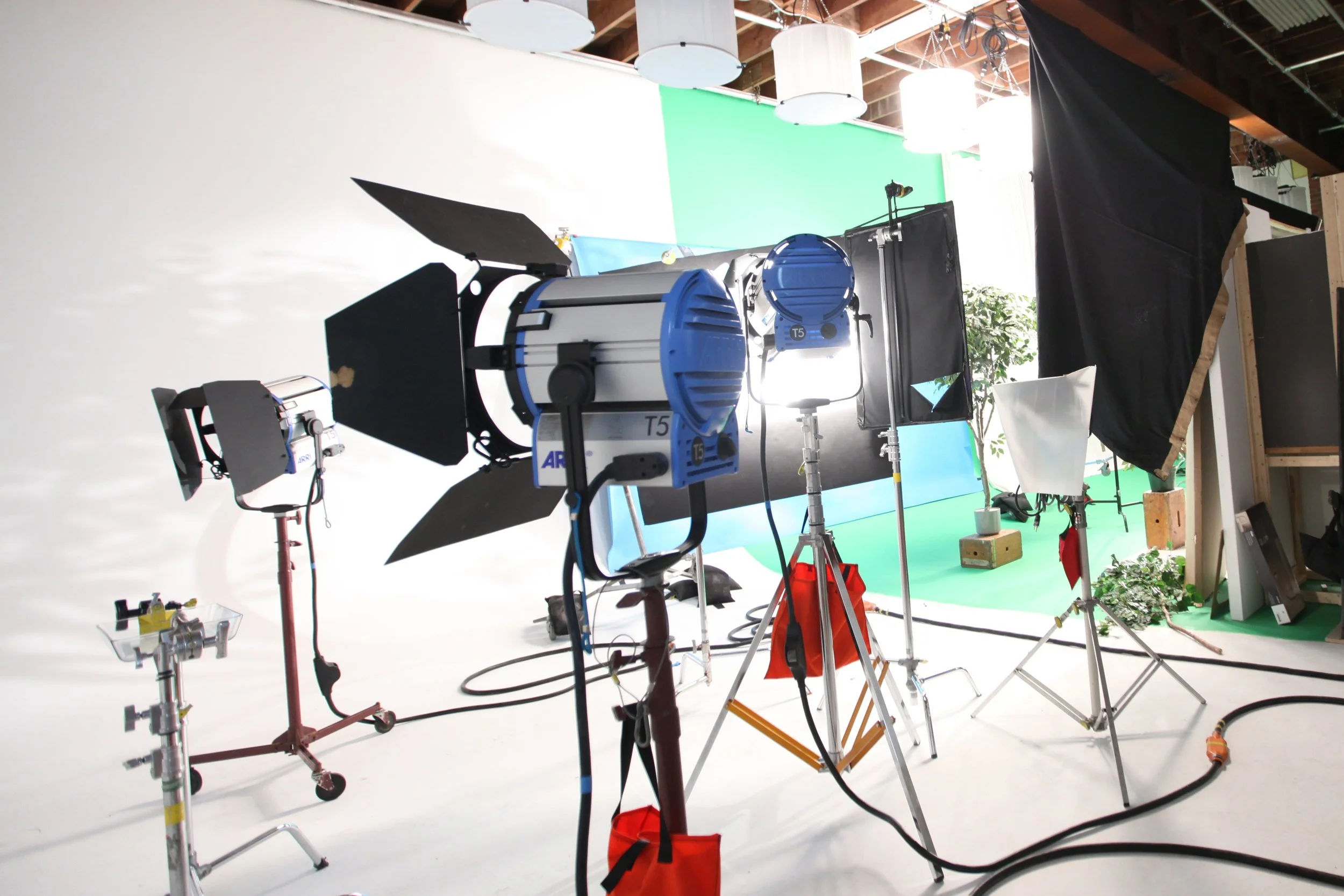 5K Arri Fresnel lights available for rent at Sterling Studio, Toronto.