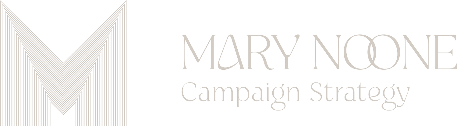 Mary Noone Campaign Strategy 